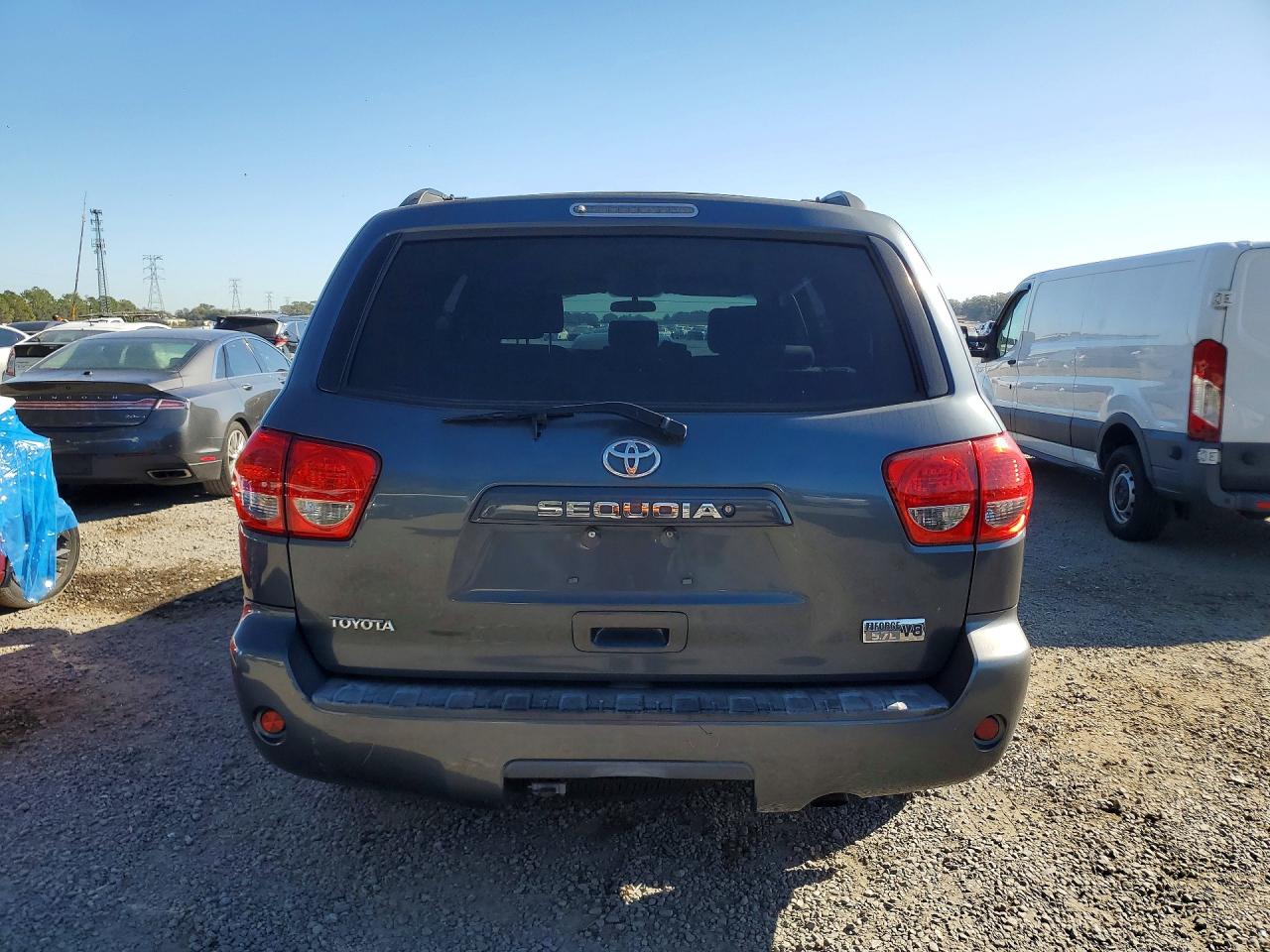 2008 Toyota Sequoia Sr5 Gray vin: 5TDZY64A68S004570
