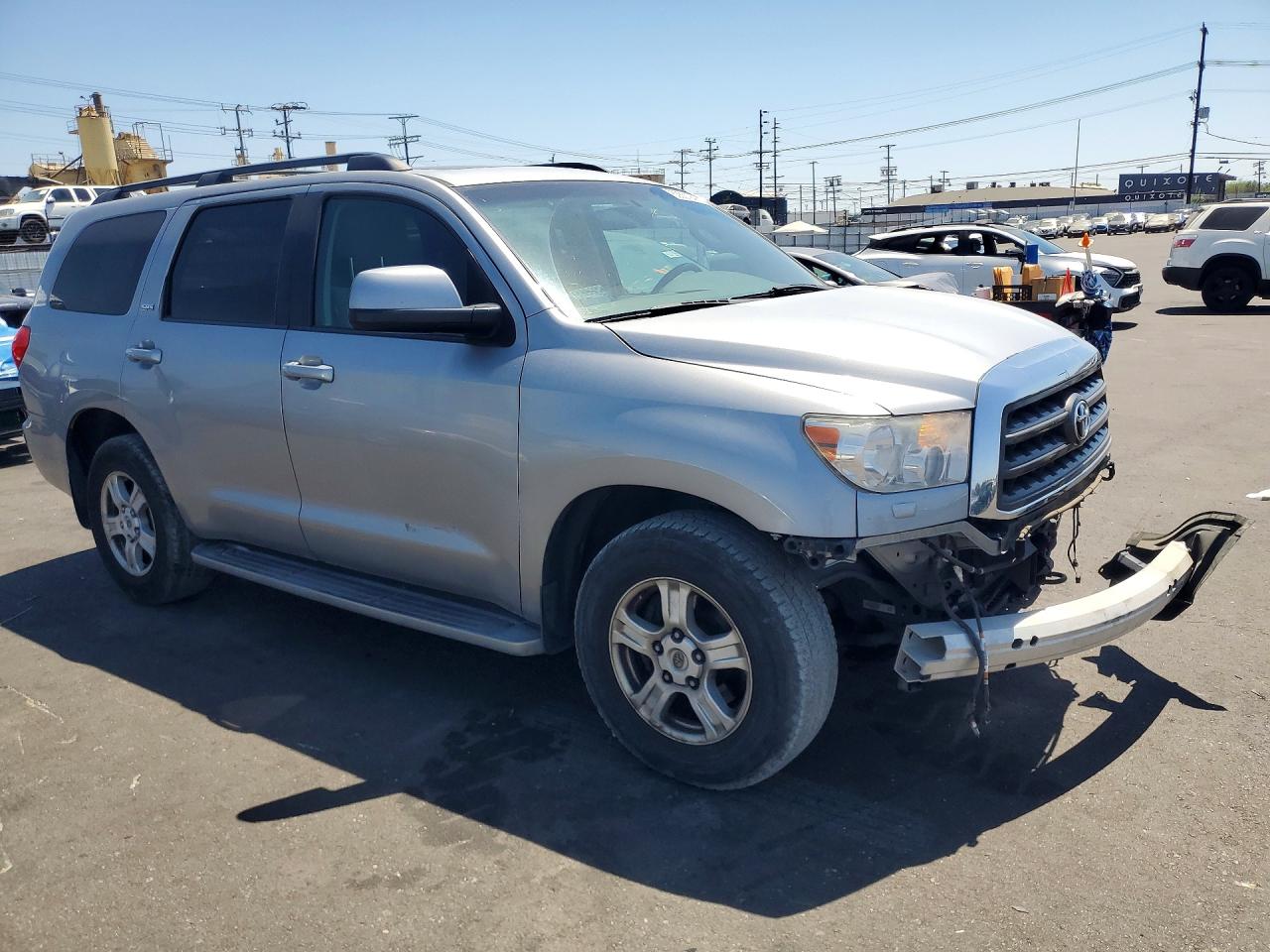 2008 Toyota Sequoia Sr5 Silver vin: 5TDZY64A68S005394