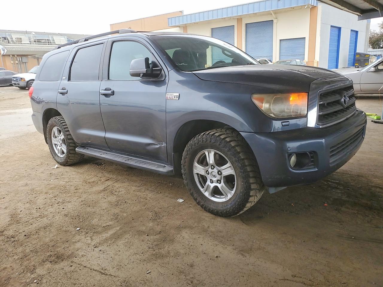 2008 Toyota Sequoia Sr5 Серый vin: 5TDZY64A88S010211