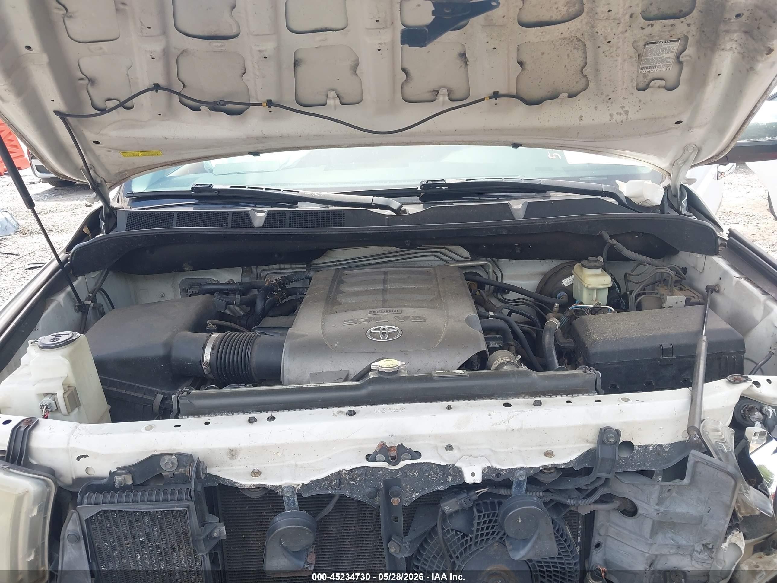 2008 Toyota Sequoia Platinum 5.7l V8 White vin: 5TDZY67A08S008982