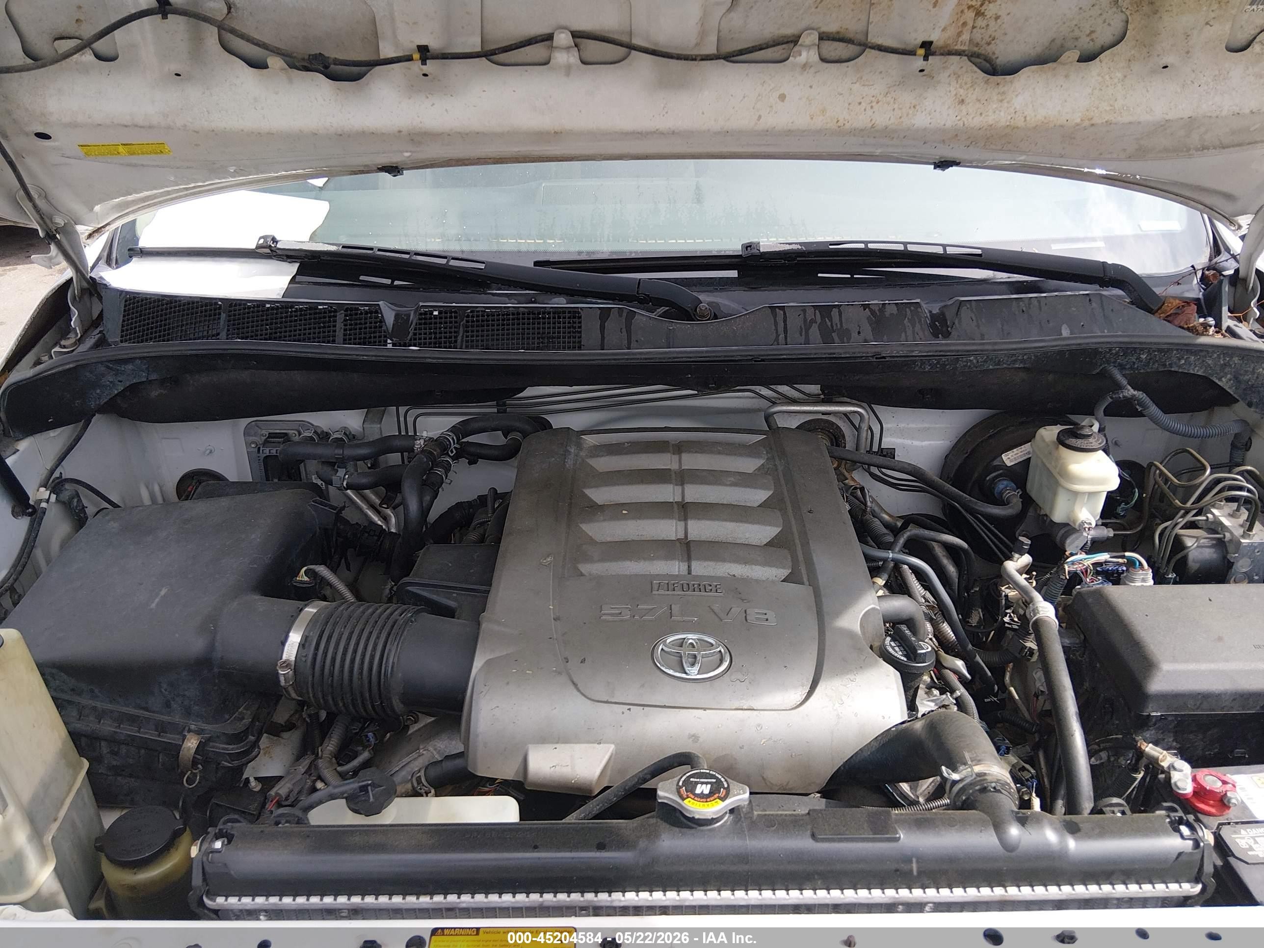 2008 Toyota Sequoia Platinum 5.7l V8 White vin: 5TDZY67A58S003616