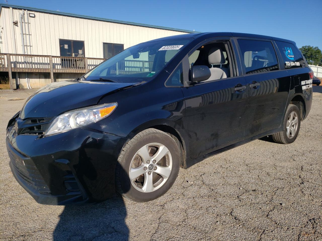 2020 Toyota Sienna L Black vin: 5TDZZ3DCXLS087474