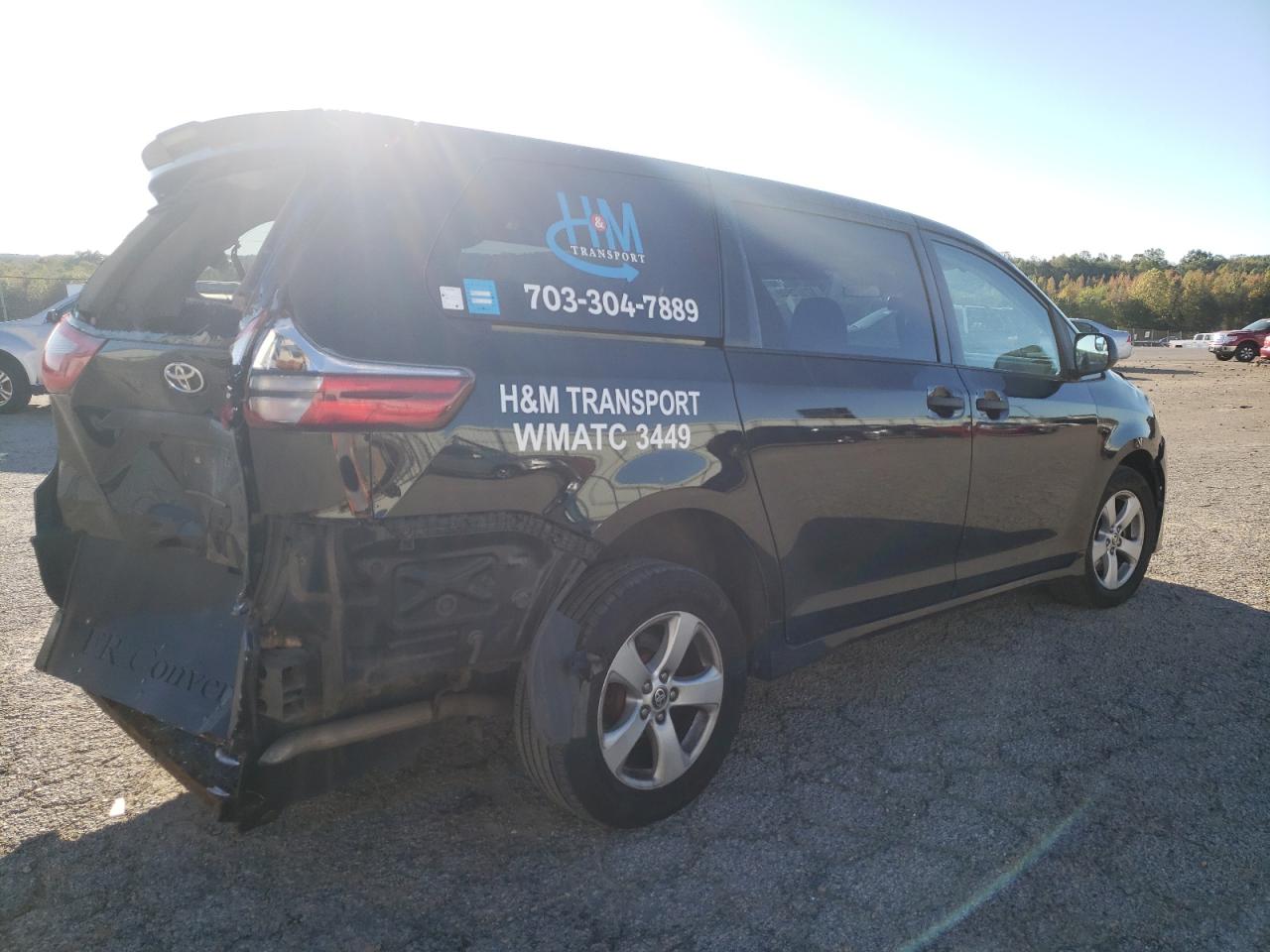 2020 Toyota Sienna L Black vin: 5TDZZ3DCXLS087474