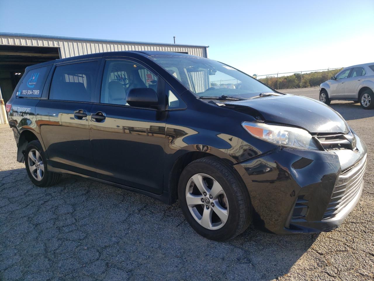 2020 Toyota Sienna L Black vin: 5TDZZ3DCXLS087474