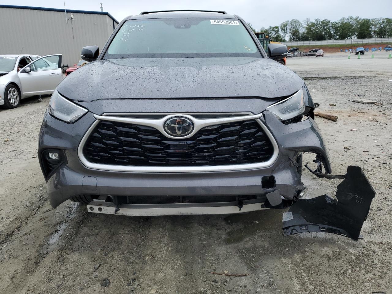 2021 Toyota Highlander L Charcoal vin: 5TDZZRAHXMS530033