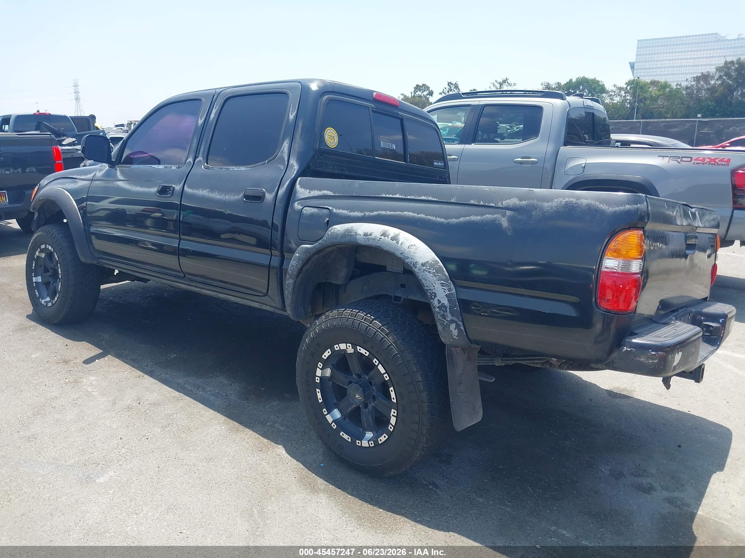 2001 Toyota Tacoma Prerunner Серый vin: 5TEGM92N11Z863097
