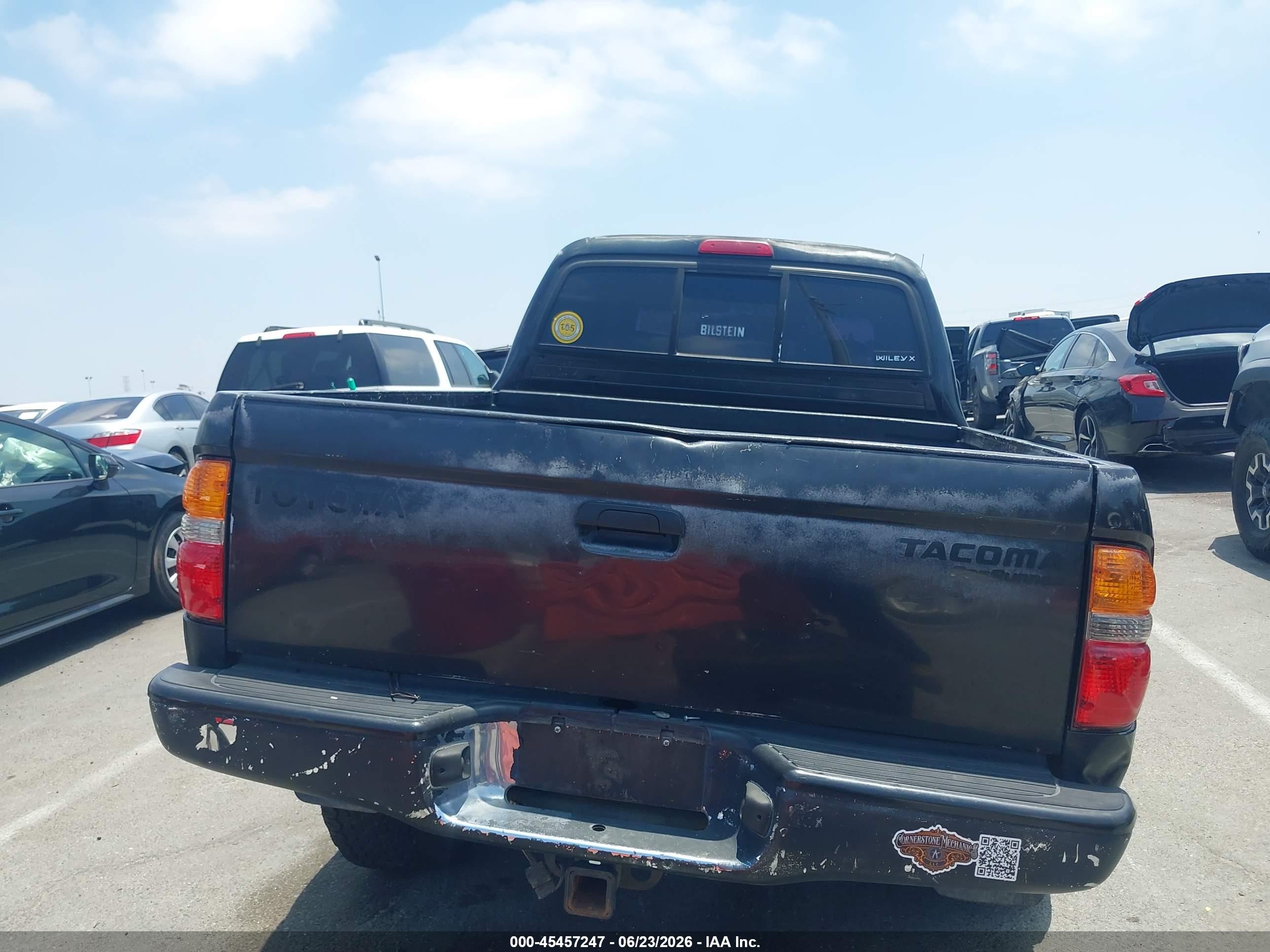 2001 Toyota Tacoma Prerunner Серый vin: 5TEGM92N11Z863097