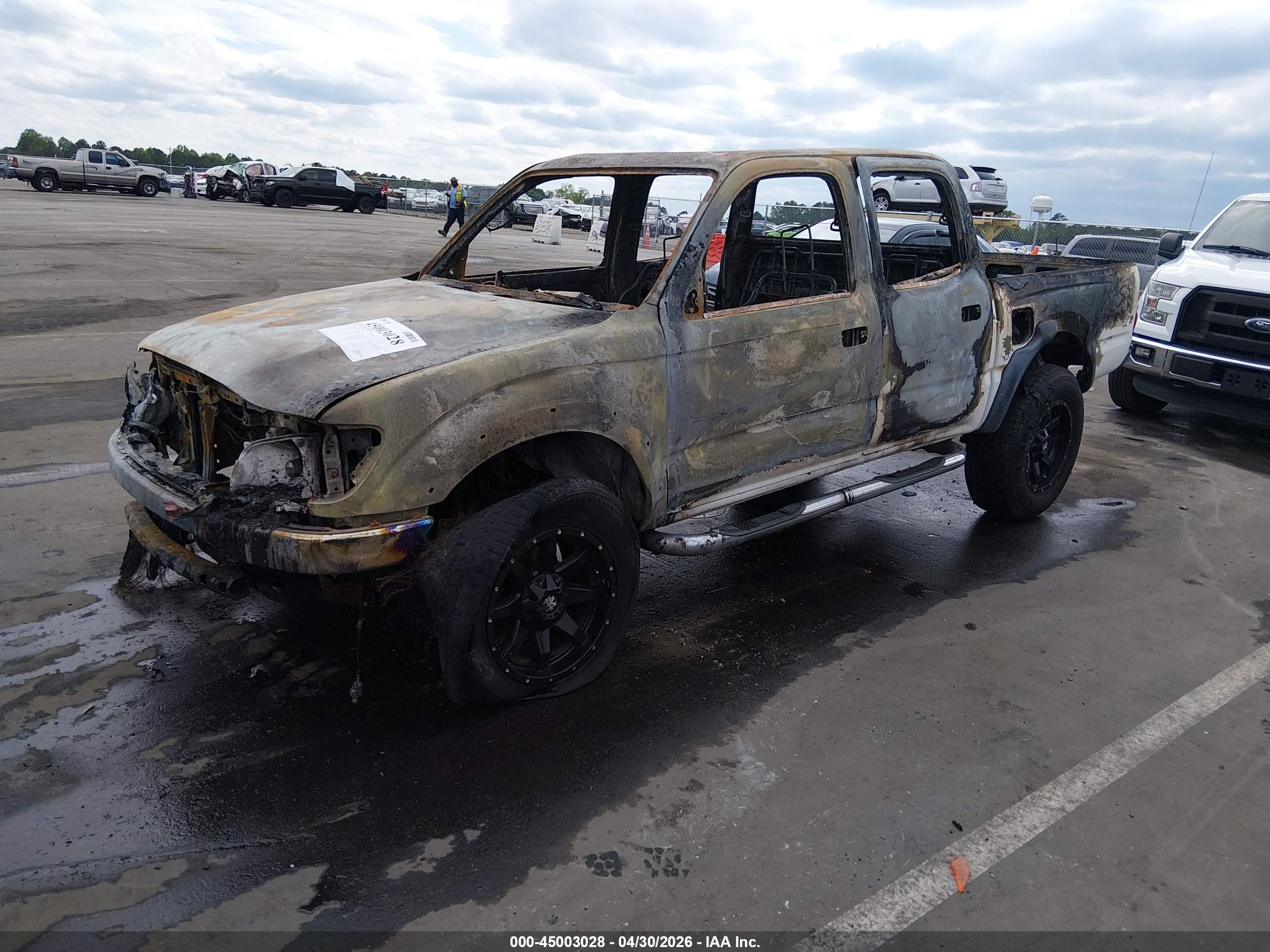 2001 Toyota Tacoma Prerunner Black vin: 5TEGM92N11Z864931