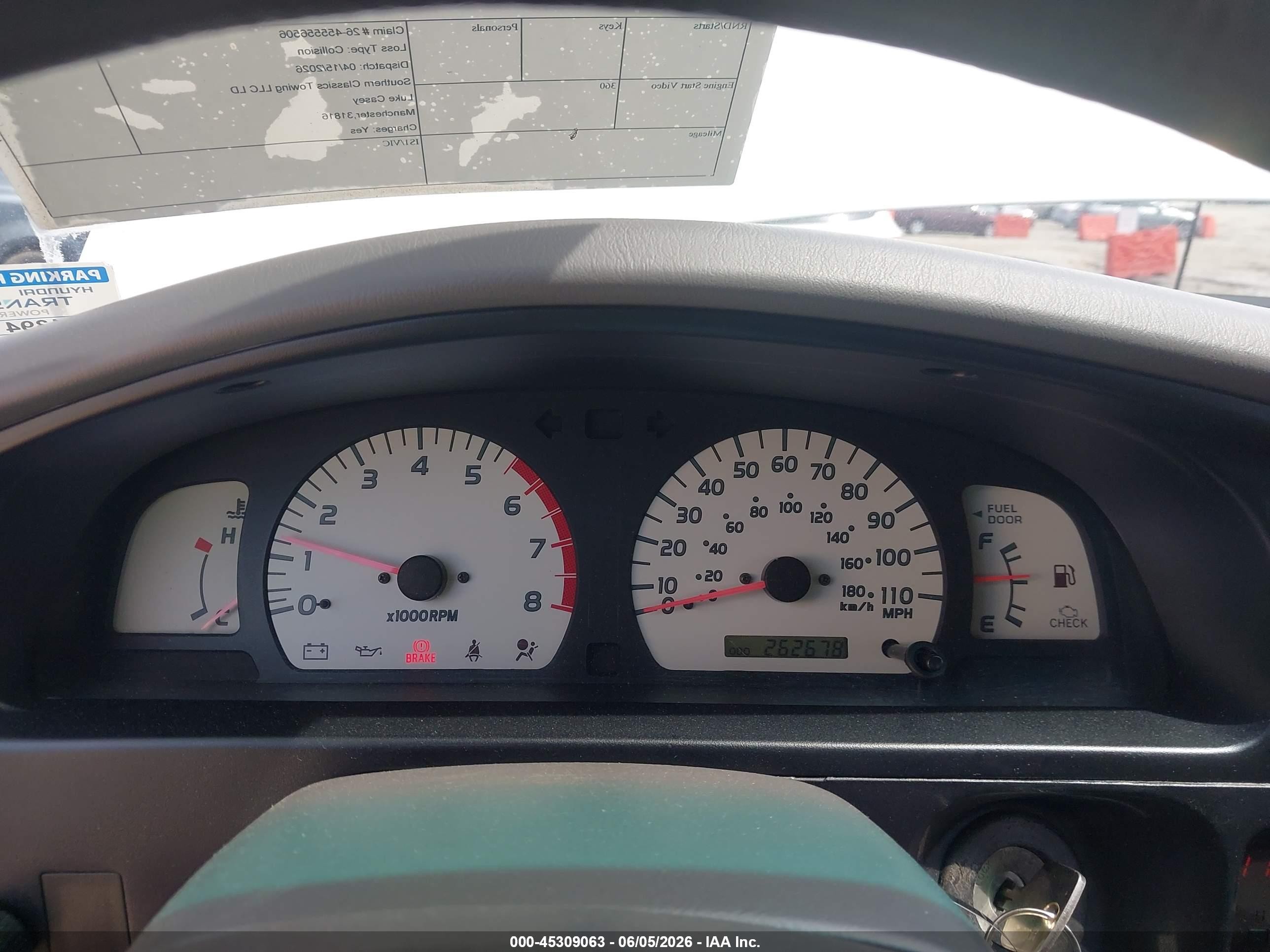 2002 Toyota Tacoma Prerunner White vin: 5TEGM92N12Z078967