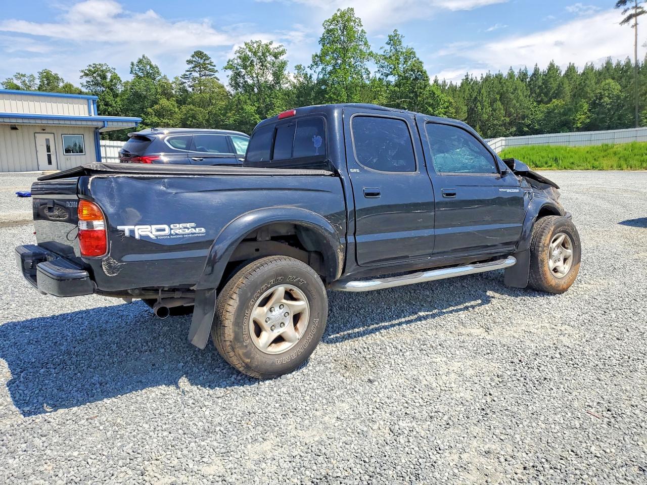 2003 Toyota Tacoma Double Cab Prerunner Black vin: 5TEGM92N33Z167845