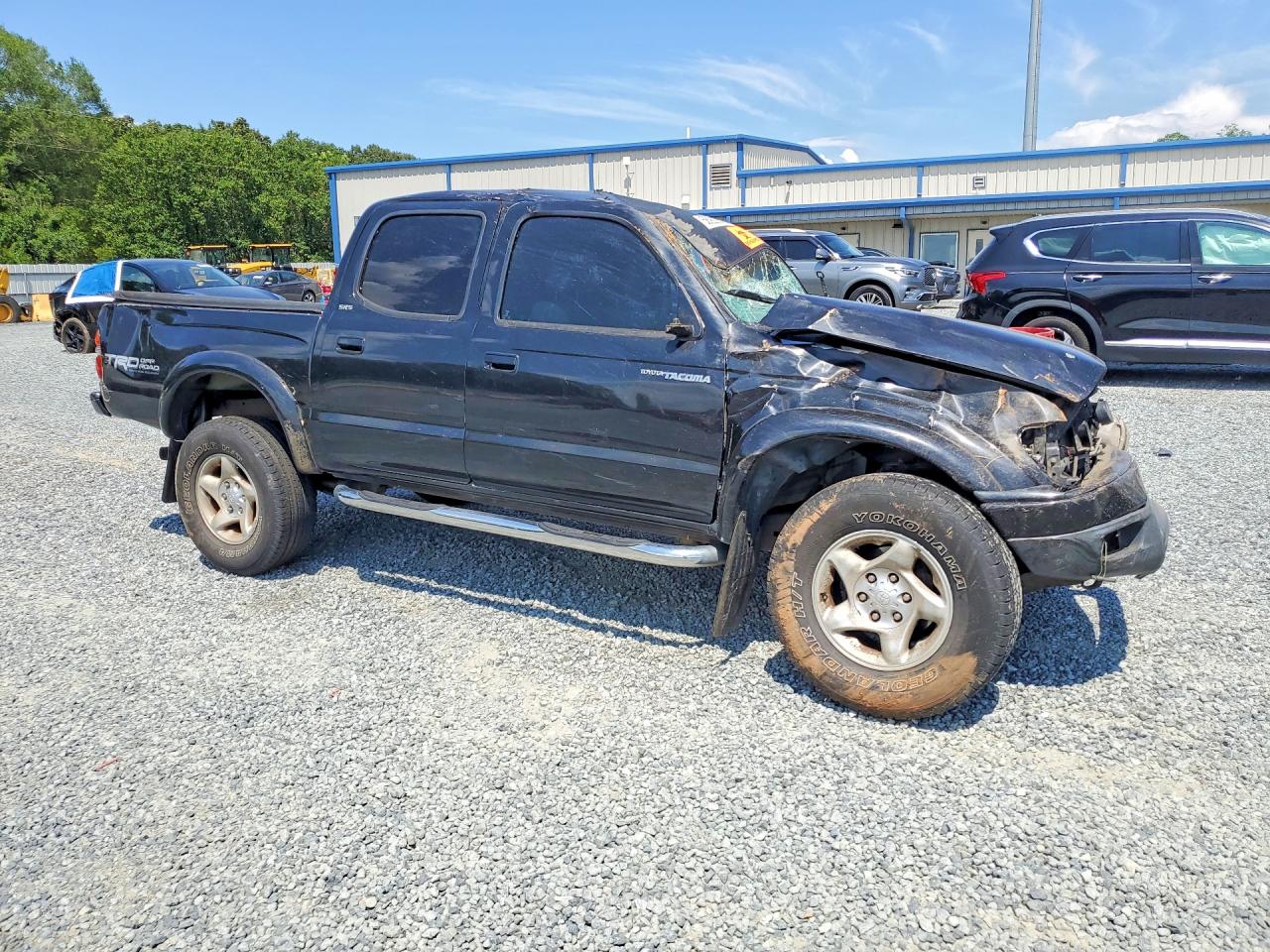 2003 Toyota Tacoma Double Cab Prerunner Black vin: 5TEGM92N33Z167845