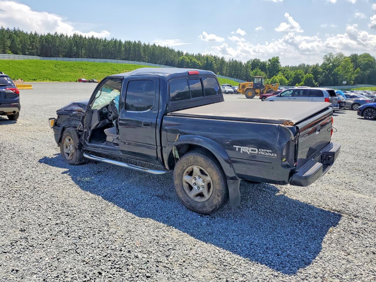 2003 Toyota Tacoma Double Cab Prerunner Black vin: 5TEGM92N33Z167845