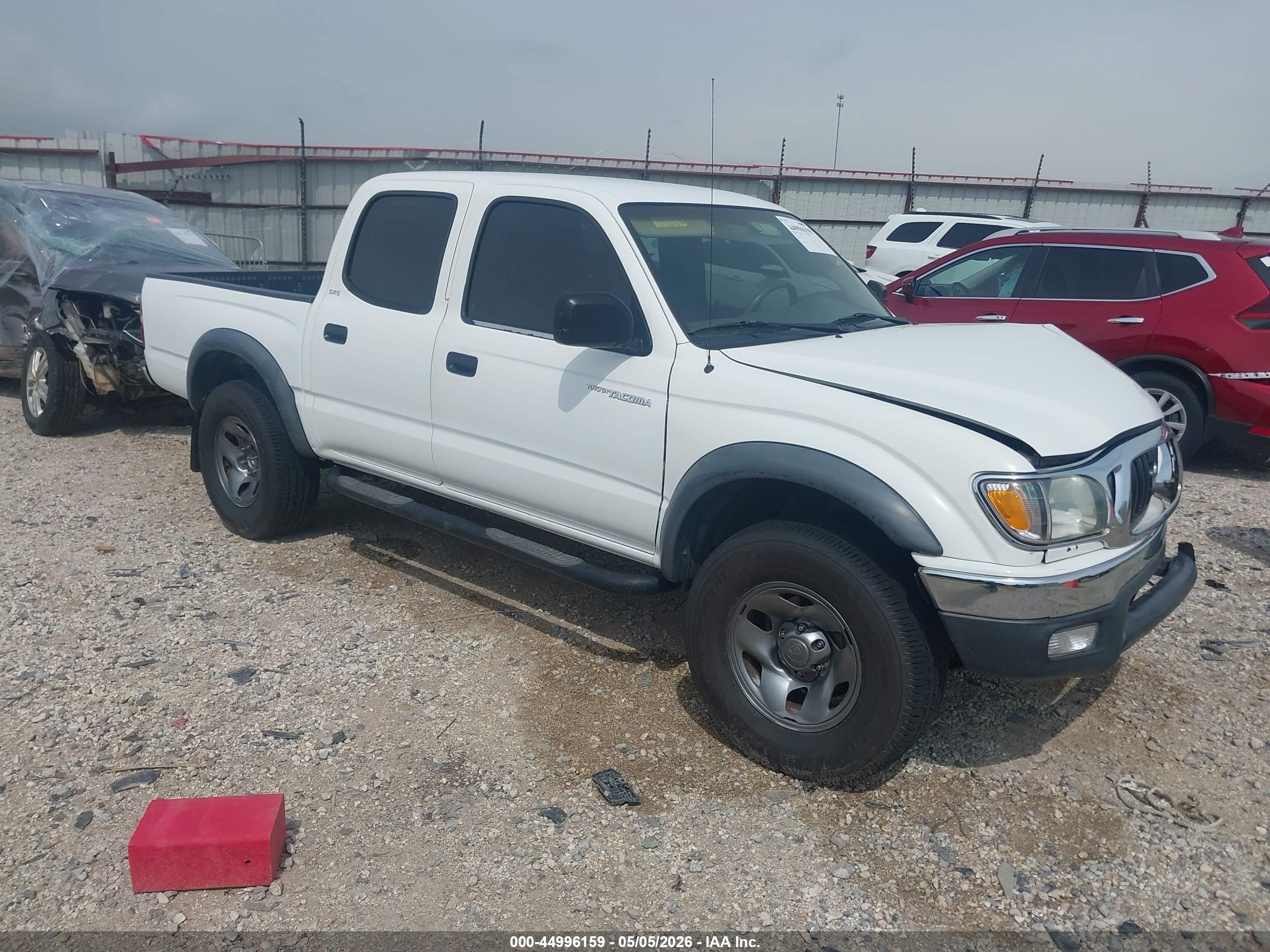 2004 Toyota Tacoma Prerunner White vin: 5TEGM92N64Z373341