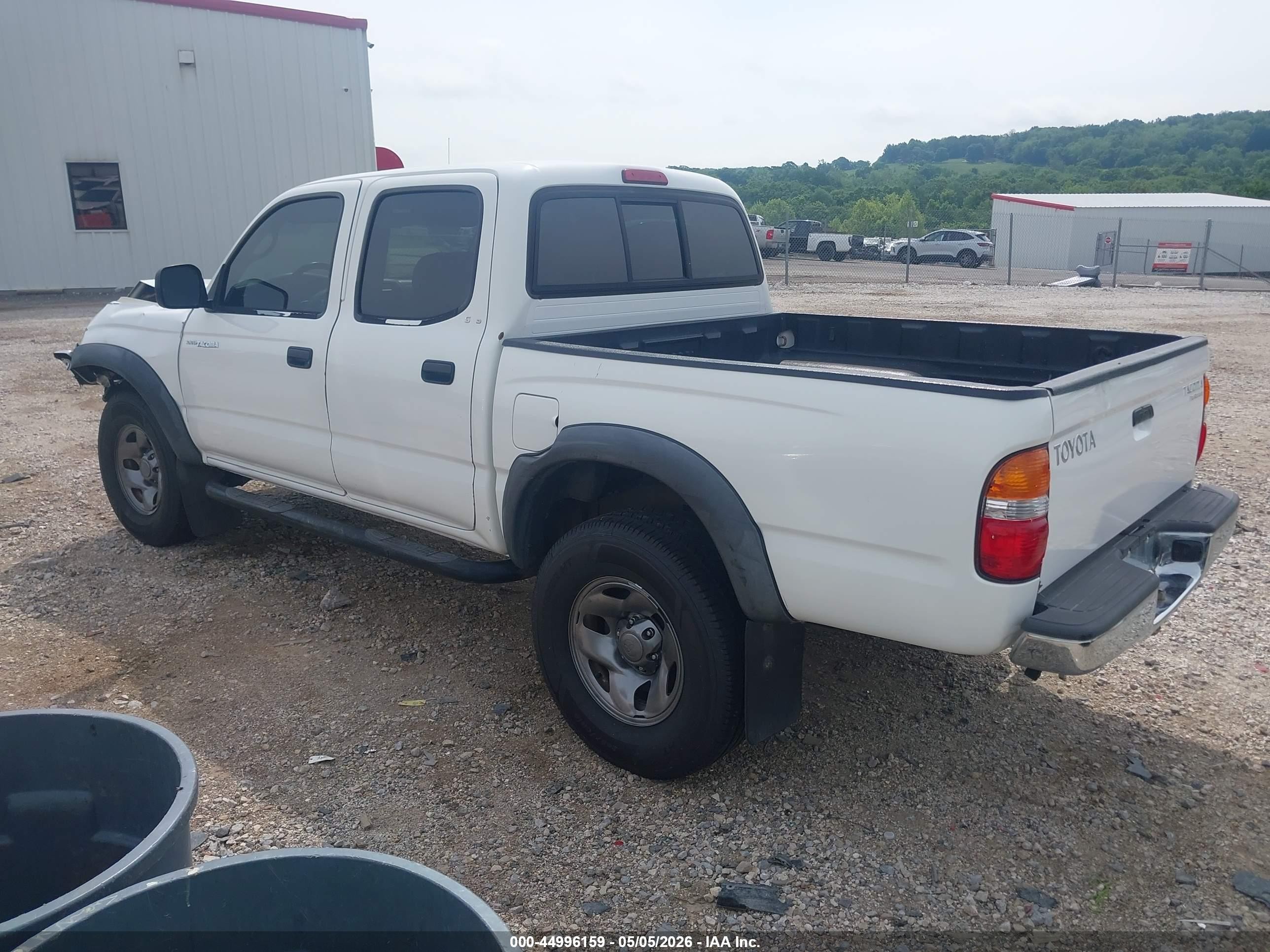 2004 Toyota Tacoma Prerunner White vin: 5TEGM92N64Z373341