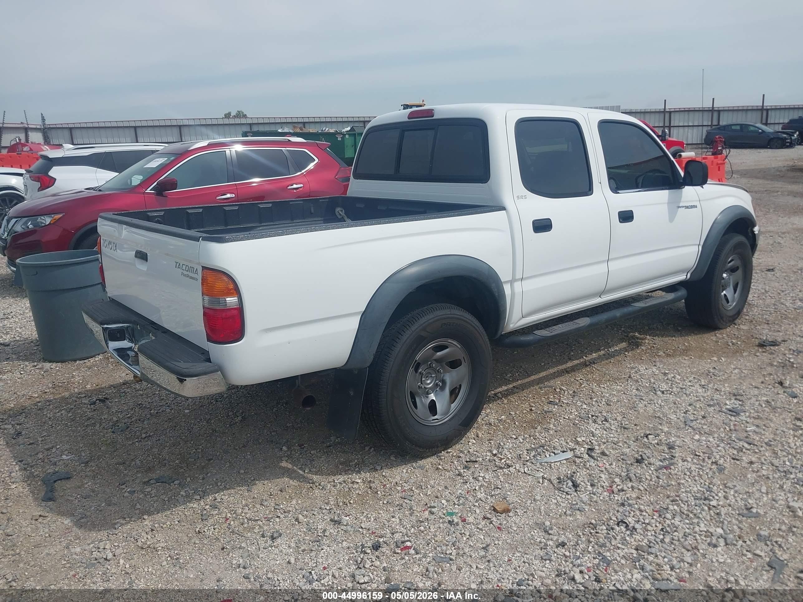 2004 Toyota Tacoma Prerunner White vin: 5TEGM92N64Z373341