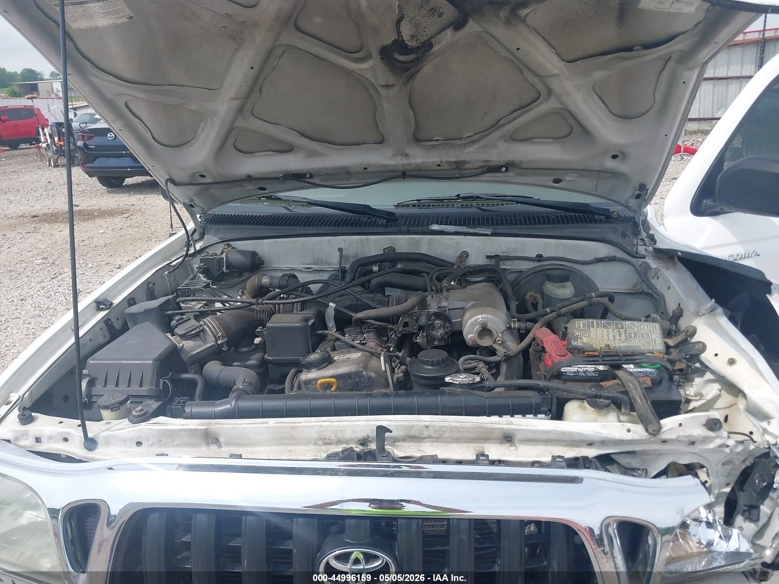 2004 Toyota Tacoma Prerunner White vin: 5TEGM92N64Z373341