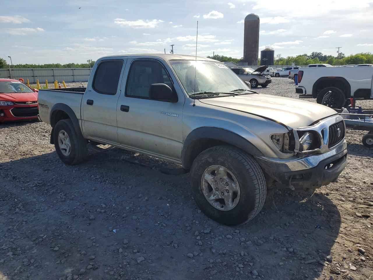 2004 Toyota Tacoma Double Cab Prerunner Gray vin: 5TEGM92N64Z450273