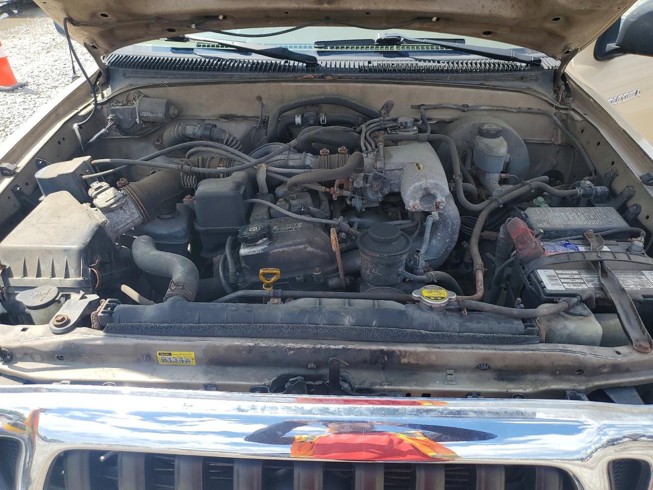 2002 Toyota Tacoma Double Cab Prerunner Tan vin: 5TEGM92N72Z112541