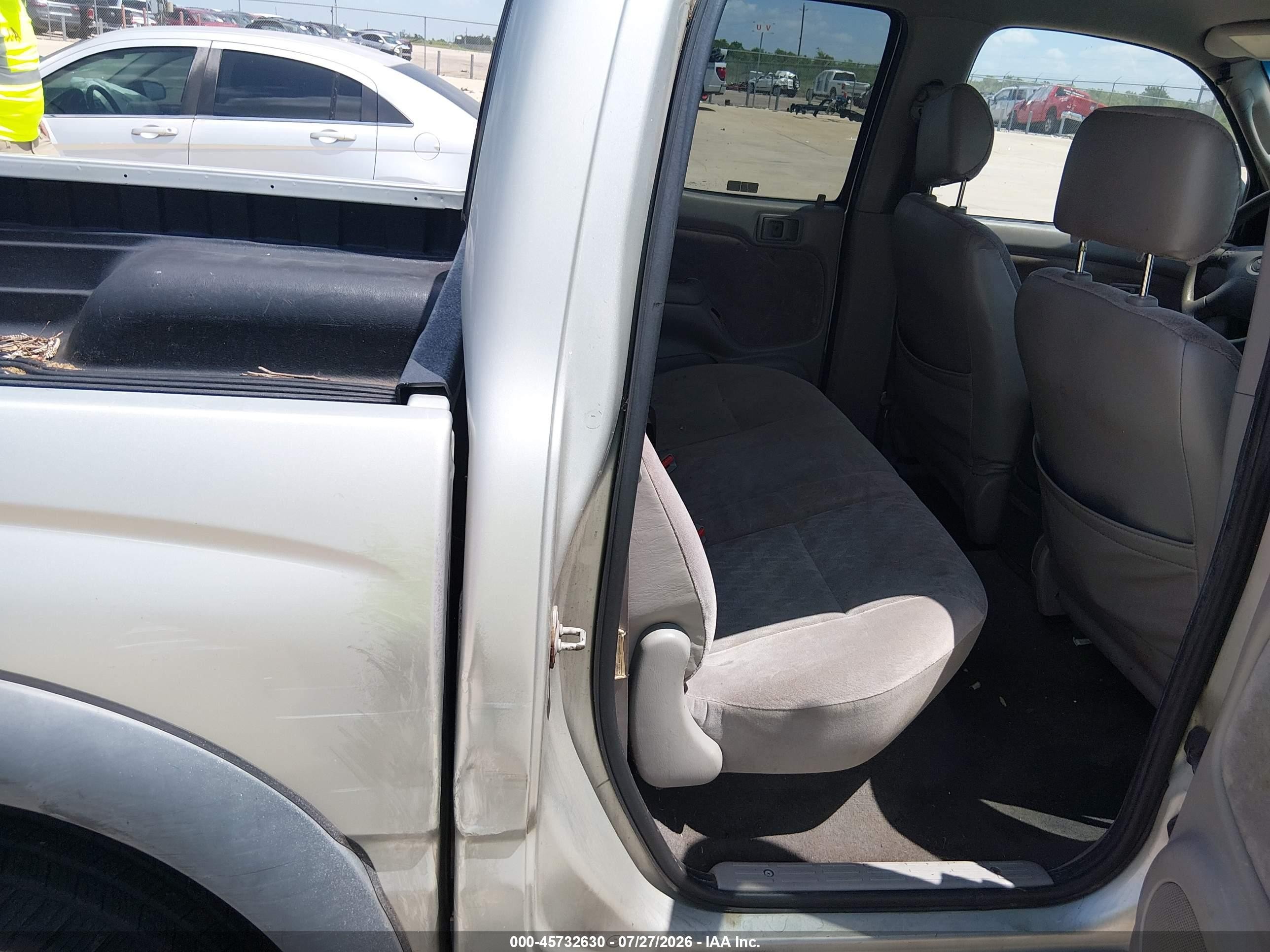 2002 Toyota Tacoma Prerunner Silver vin: 5TEGM92N92Z087514