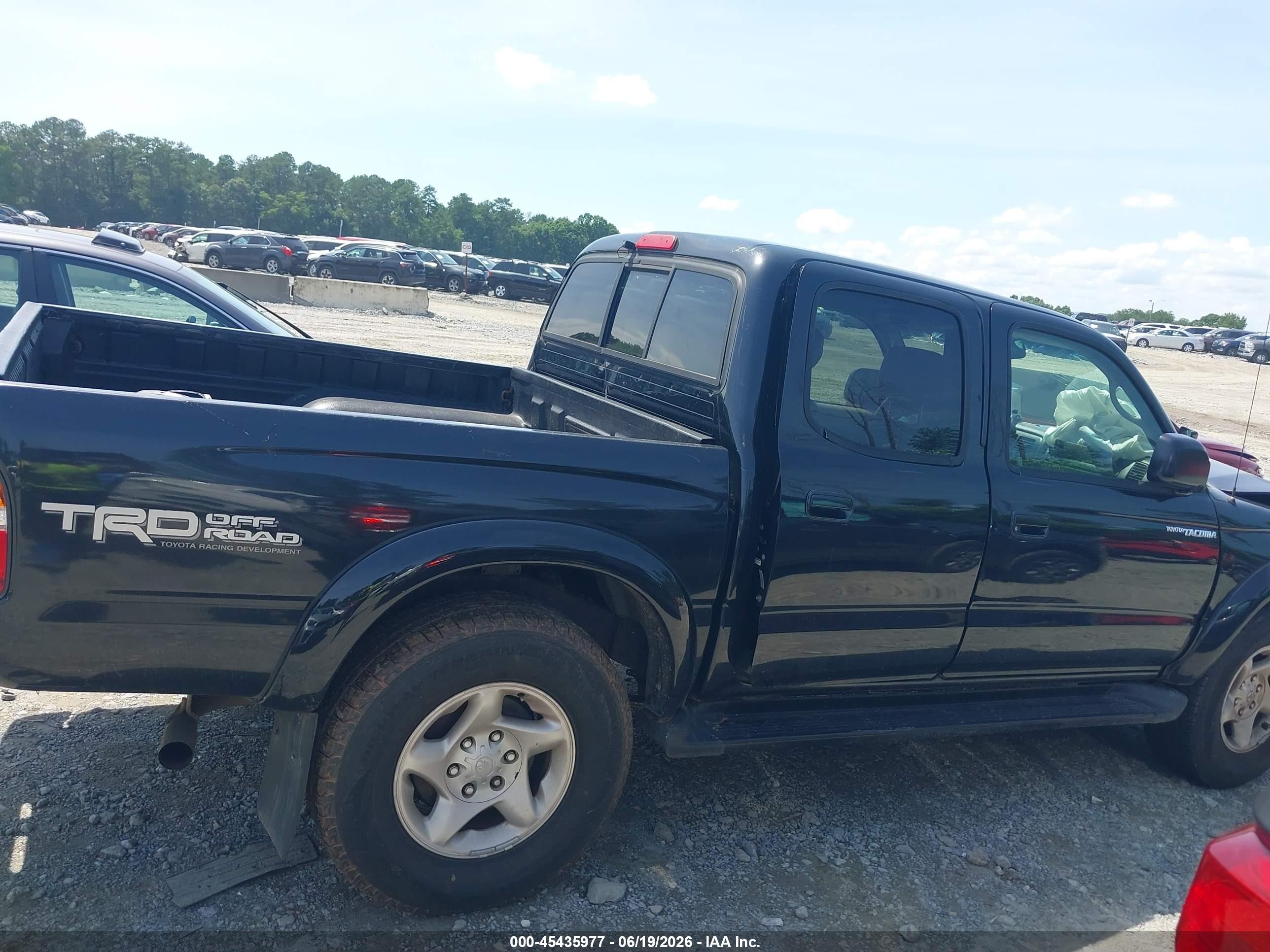 2004 Toyota Tacoma Prerunner Черный vin: 5TEGM92N94Z323291