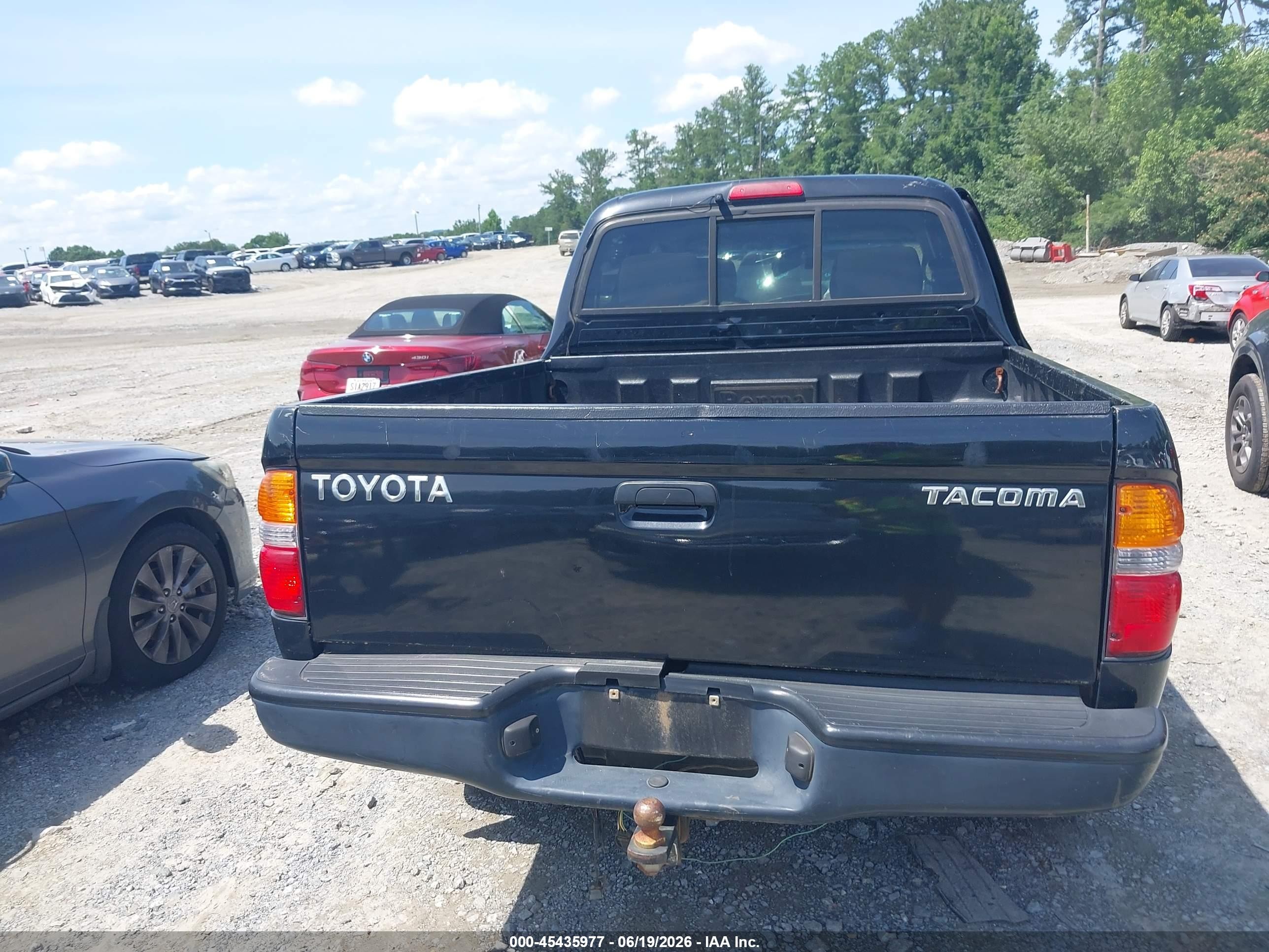 2004 Toyota Tacoma Prerunner Черный vin: 5TEGM92N94Z323291