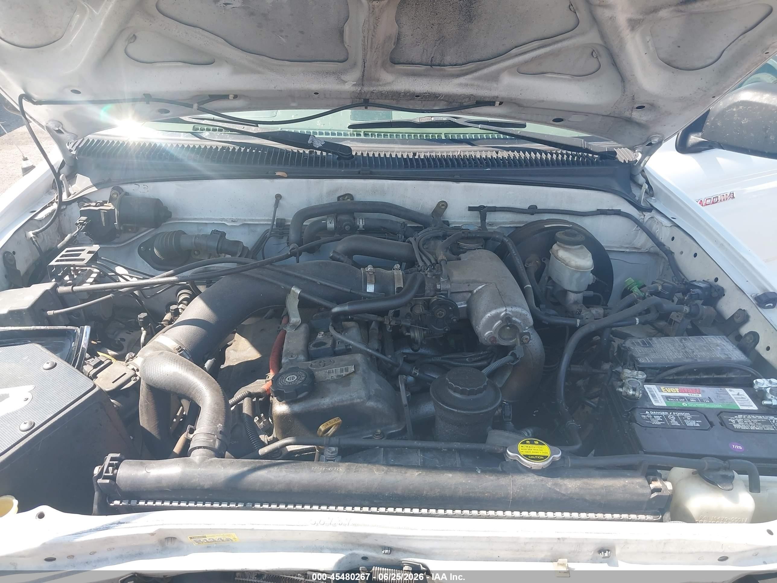 2004 Toyota Tacoma Prerunner White vin: 5TEGM92NX4Z462197