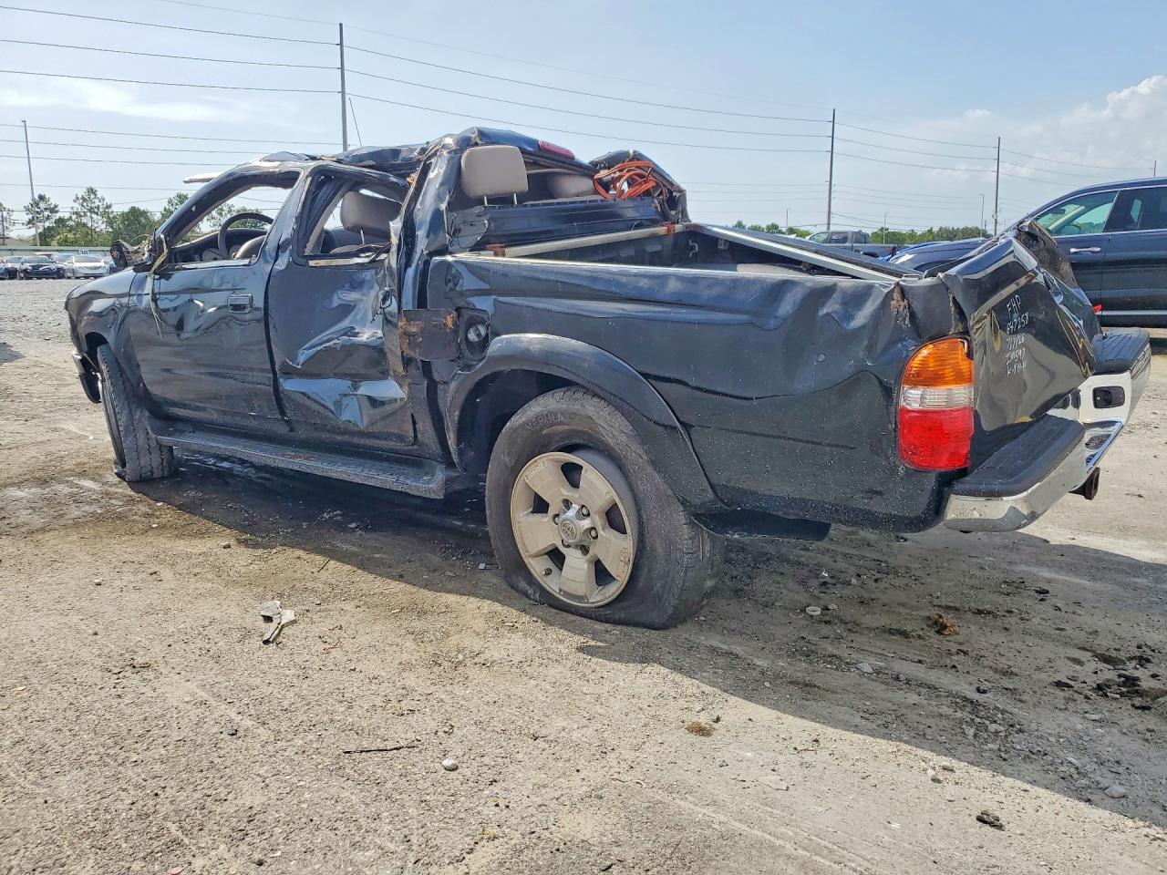 2001 Toyota Tacoma Double Cab Prerunner Black vin: 5TEGN92N01Z820822