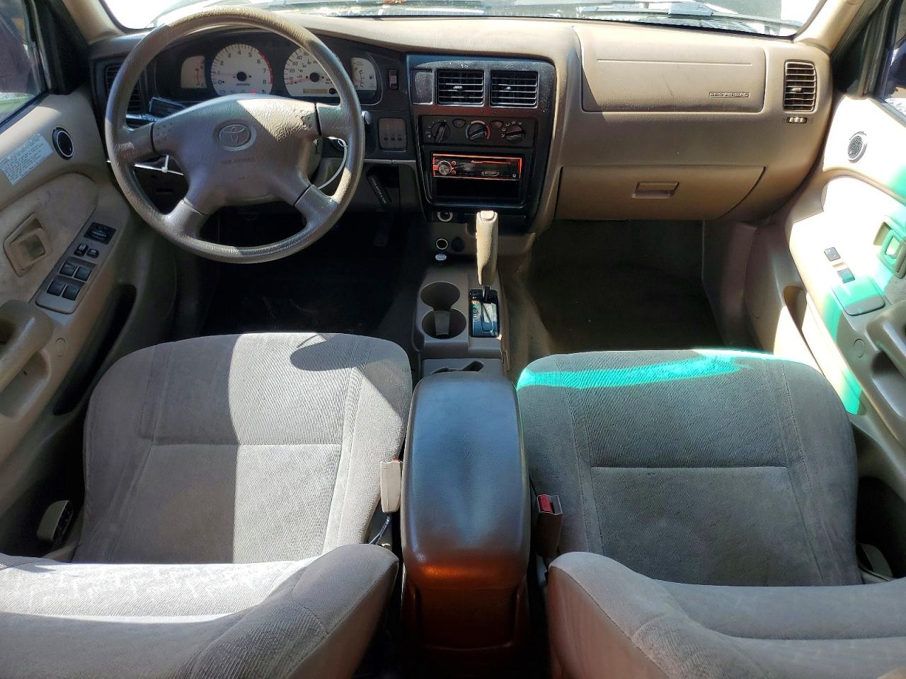 2001 Toyota Tacoma Double Cab Prerunner Green vin: 5TEGN92N01Z849379