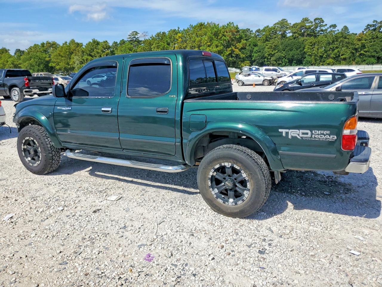 2001 Toyota Tacoma Double Cab Prerunner Green vin: 5TEGN92N01Z849379