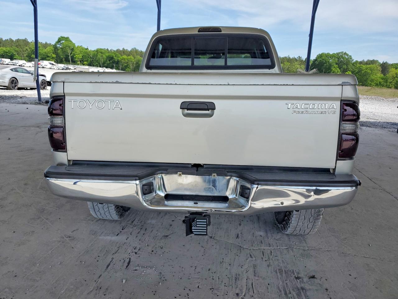 2002 Toyota Tacoma Double Cab Prerunner Silver vin: 5TEGN92N02Z077368