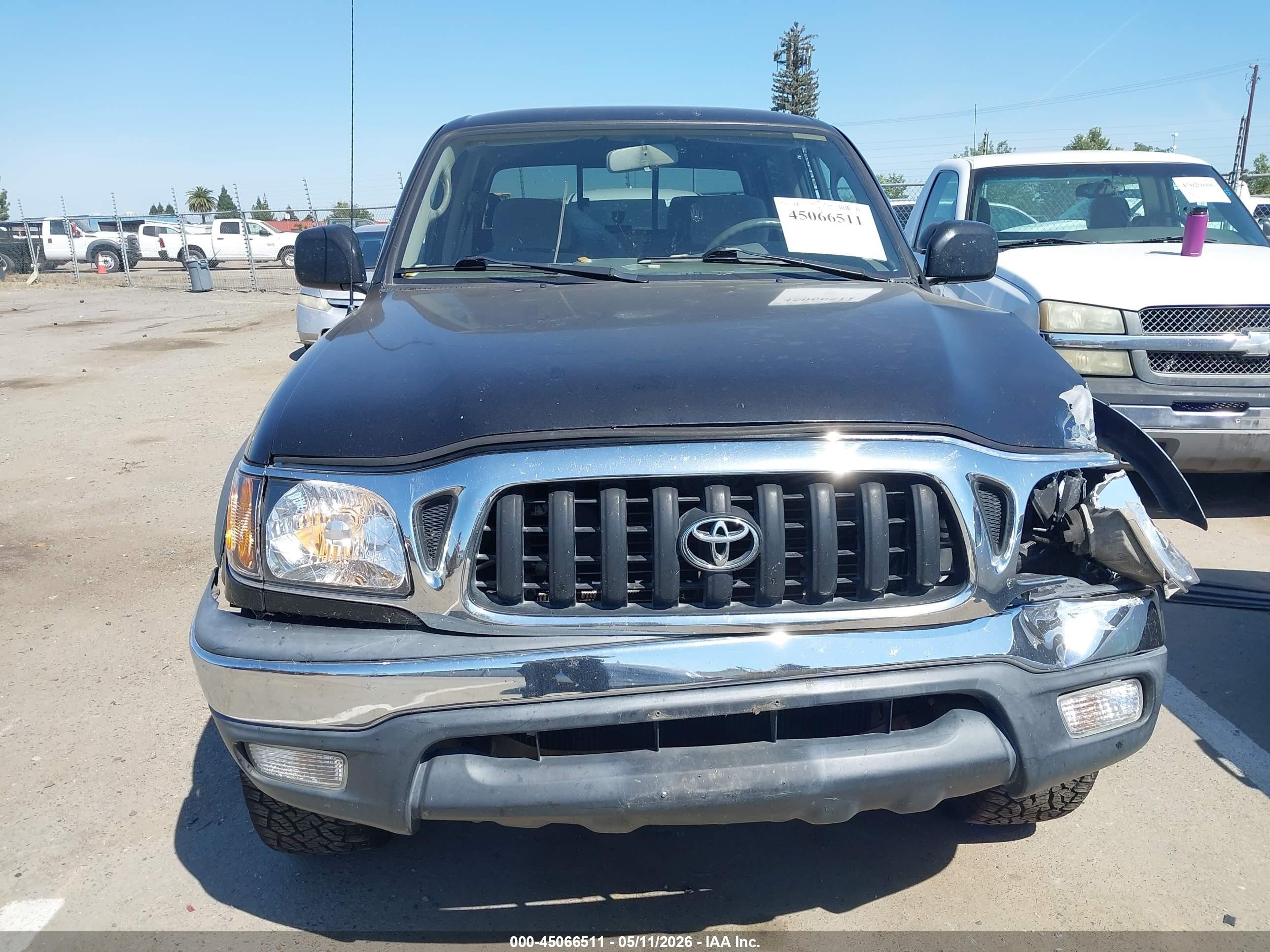 2002 Toyota Tacoma Prerunner V6 Черный vin: 5TEGN92N02Z126665
