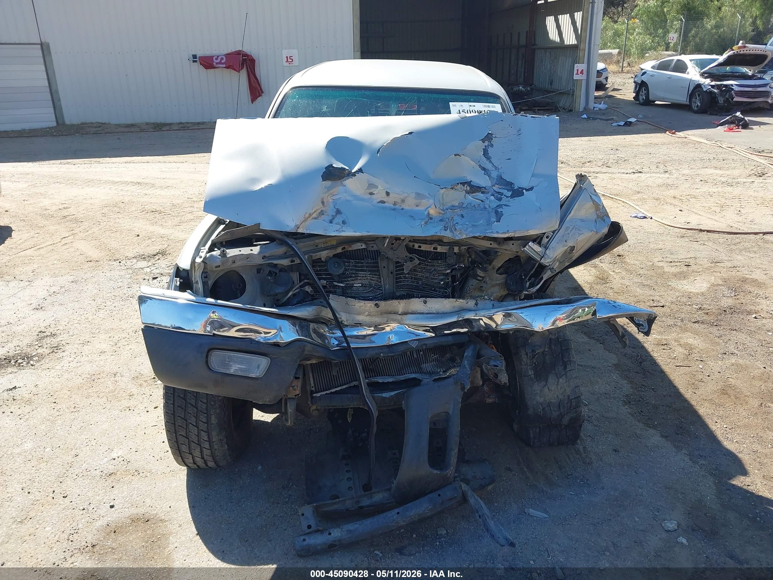 2003 Toyota Tacoma Prerunner V6 Silver vin: 5TEGN92N03Z193865