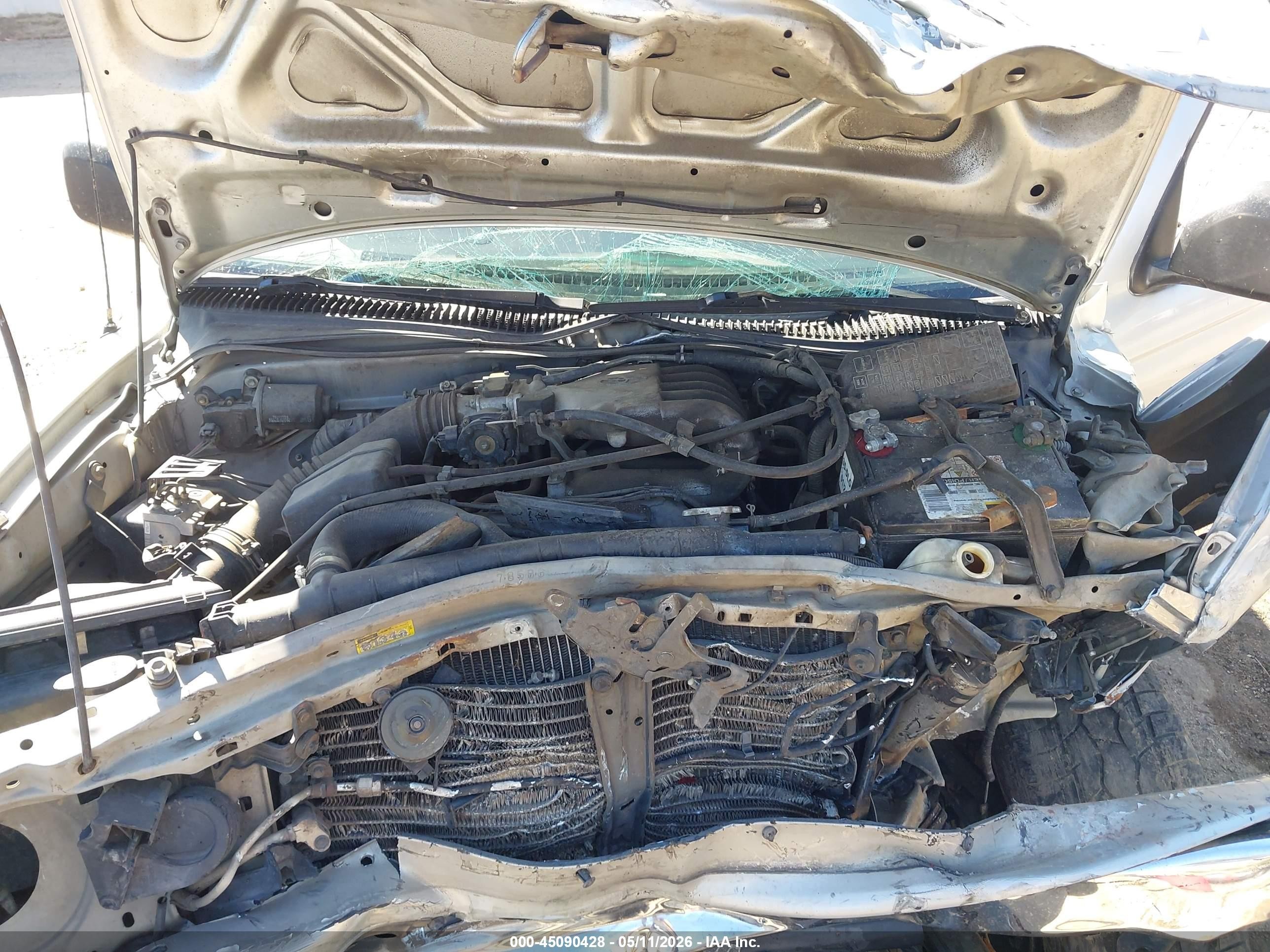 2003 Toyota Tacoma Prerunner V6 Silver vin: 5TEGN92N03Z193865