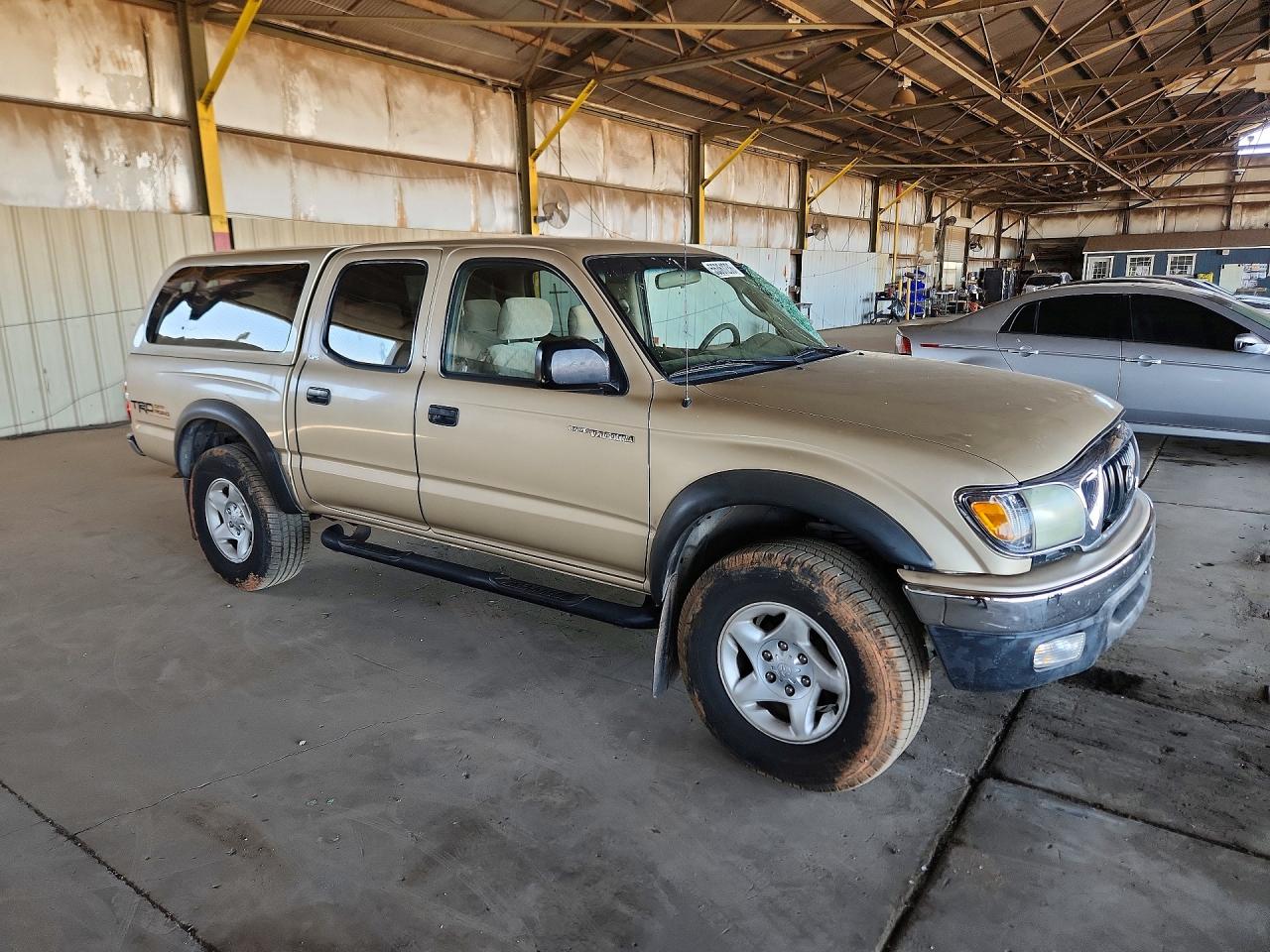 2003 Toyota Tacoma Double Cab Prerunner Желто-коричневый vin: 5TEGN92N03Z209207