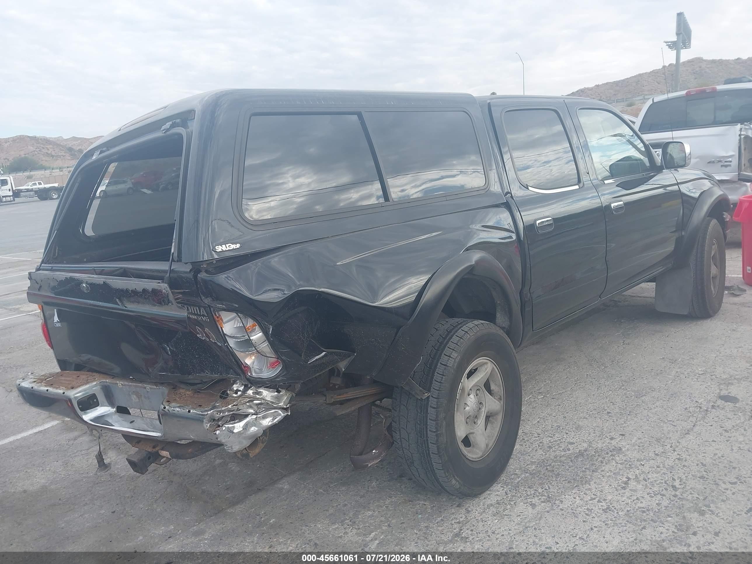 2003 Toyota Tacoma Prerunner V6 Black vin: 5TEGN92N03Z274252