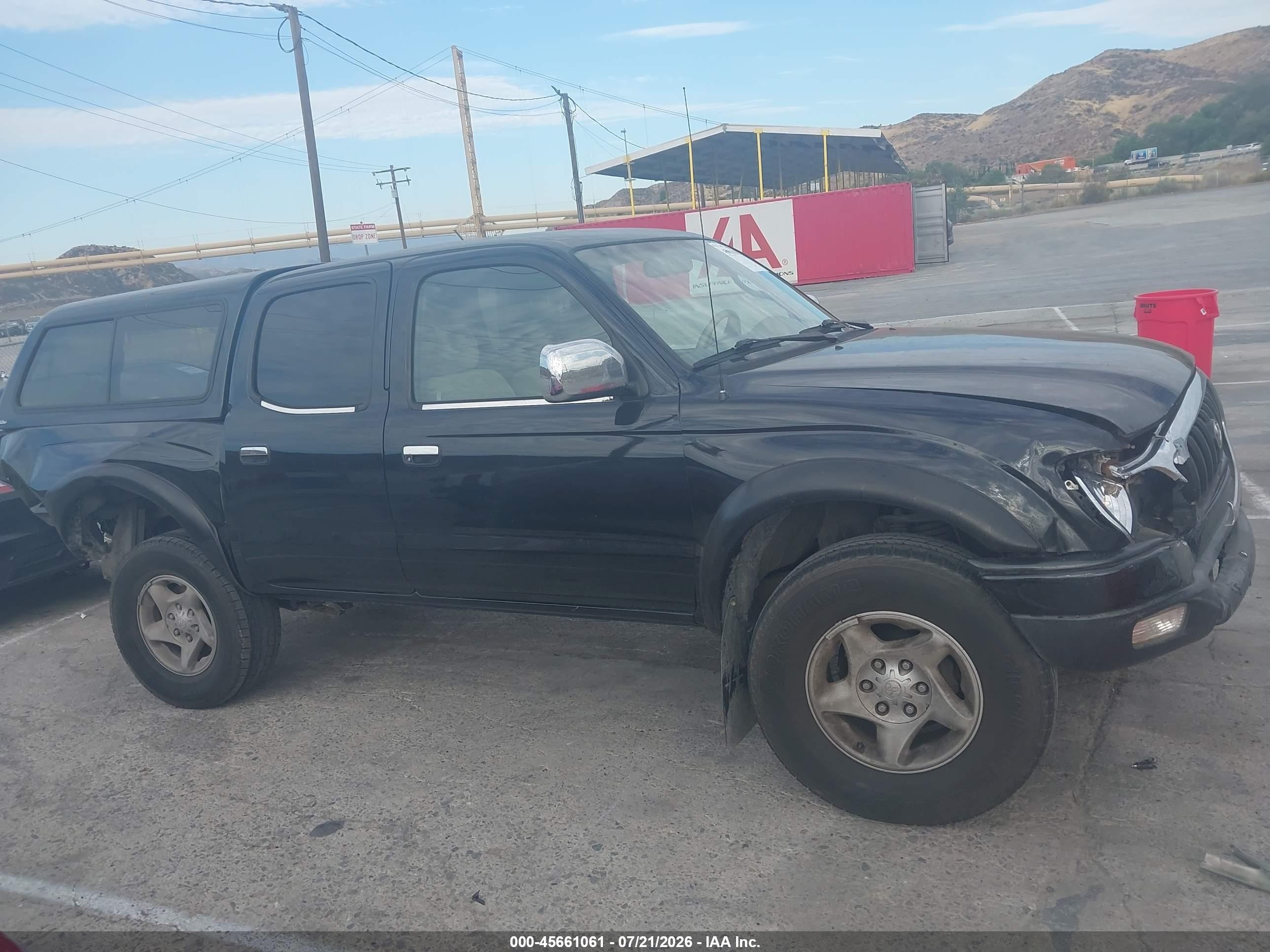 2003 Toyota Tacoma Prerunner V6 Black vin: 5TEGN92N03Z274252
