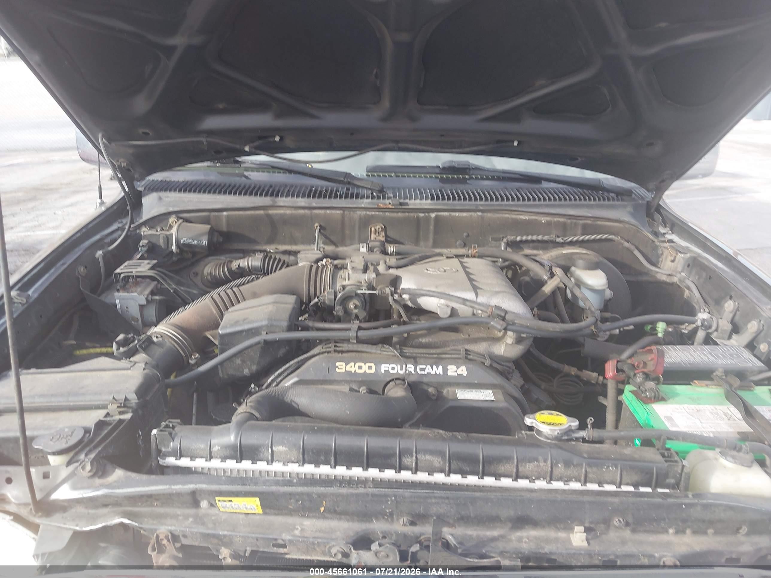 2003 Toyota Tacoma Prerunner V6 Black vin: 5TEGN92N03Z274252