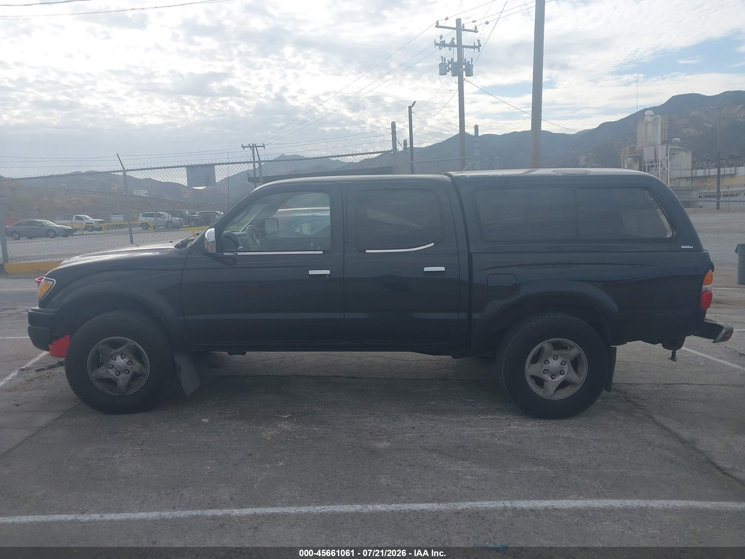 2003 Toyota Tacoma Prerunner V6 Black vin: 5TEGN92N03Z274252