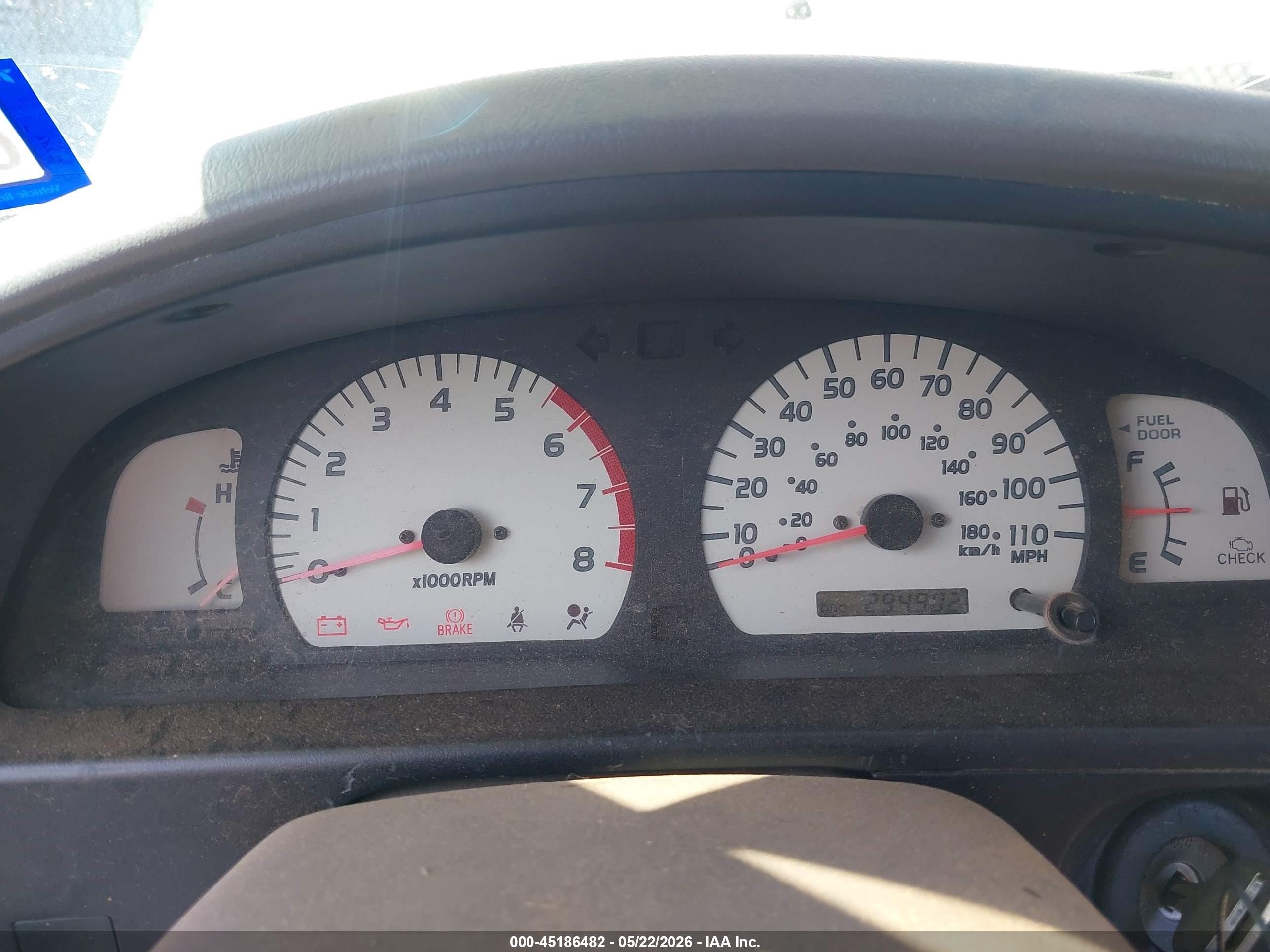 2004 Toyota Tacoma Prerunner V6 White vin: 5TEGN92N04Z391475