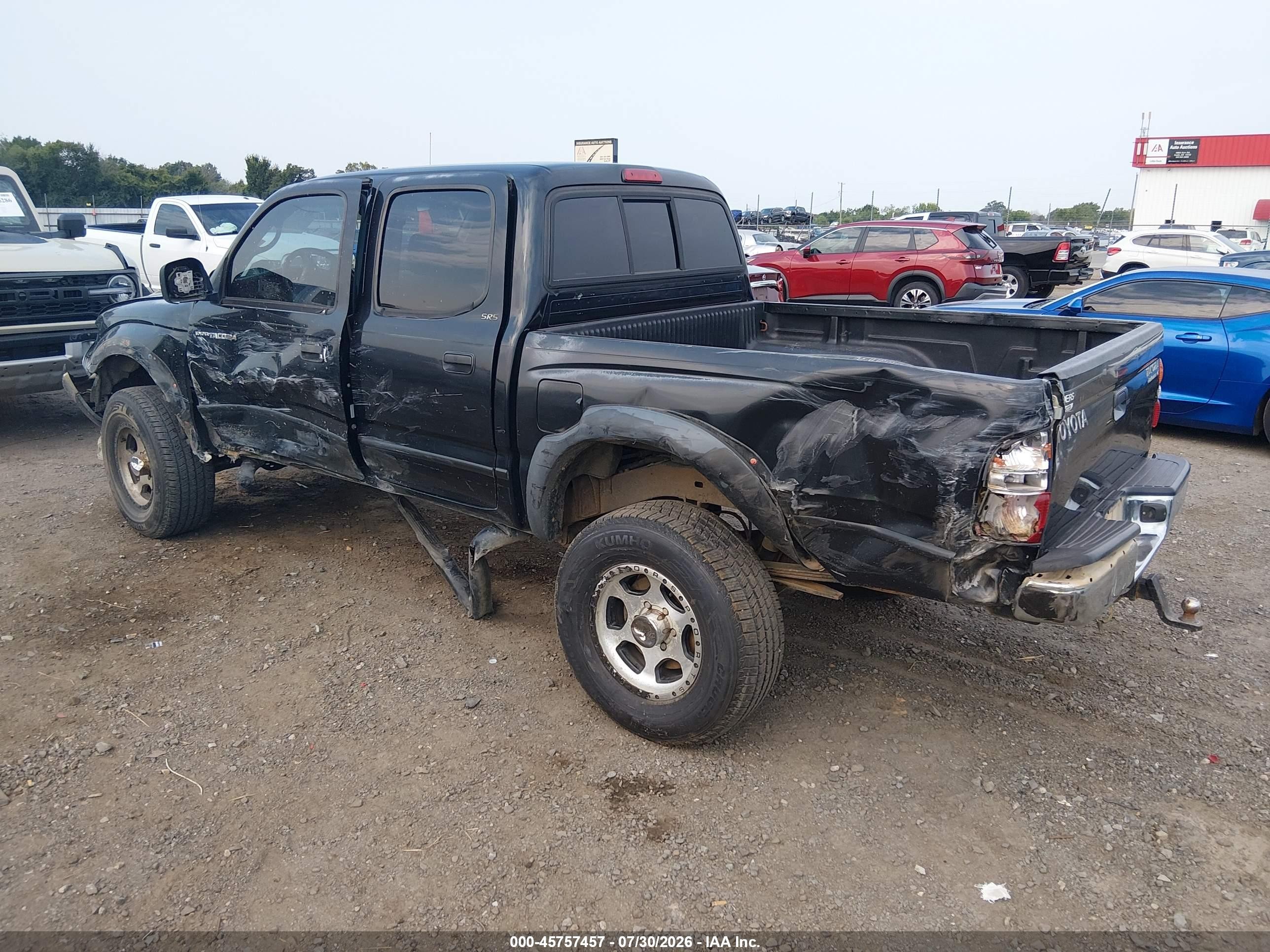 2004 Toyota Tacoma Prerunner V6 Black vin: 5TEGN92N04Z422286