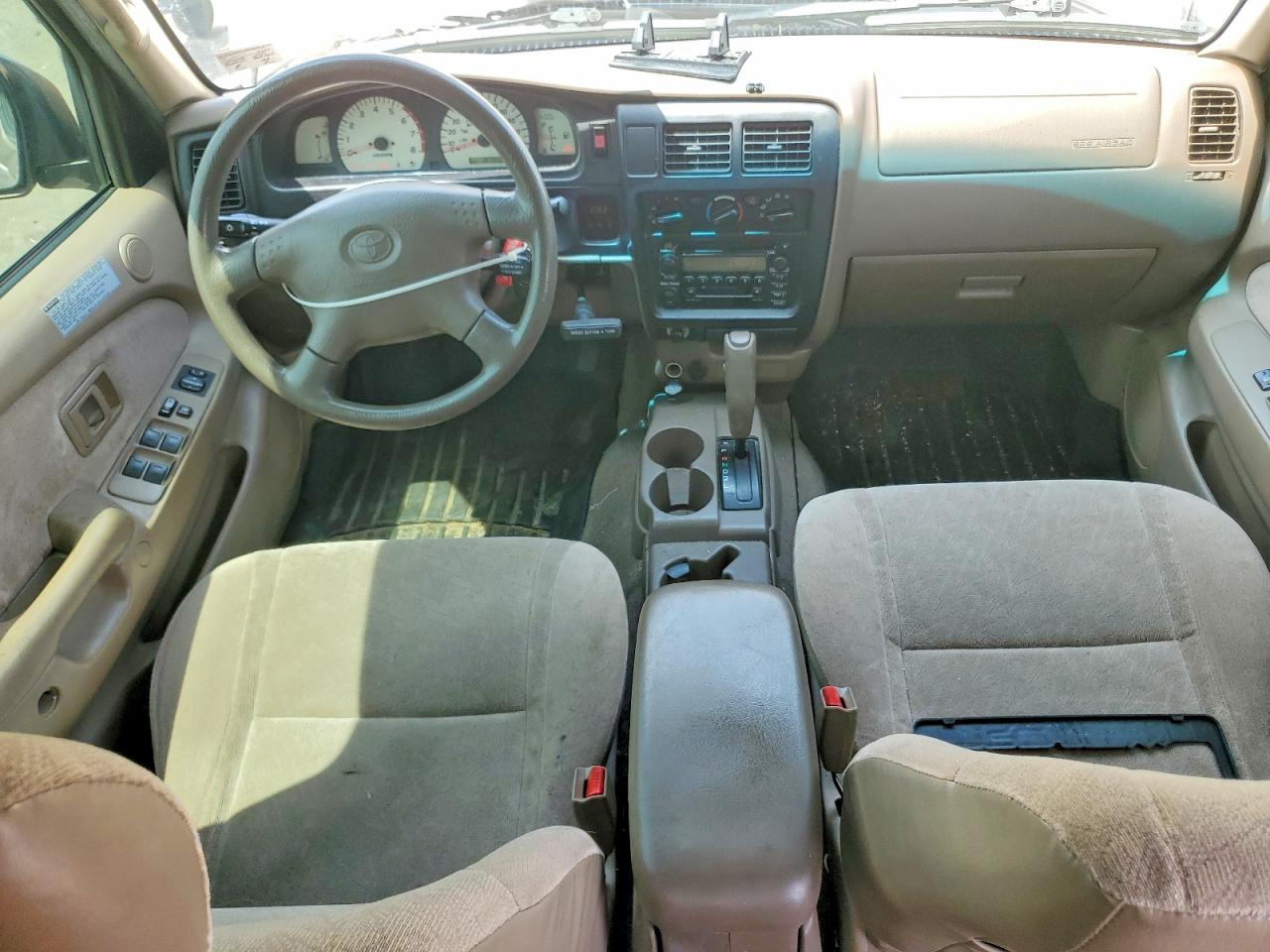 2004 Toyota Tacoma Double Cab Prerunner Золотой vin: 5TEGN92N04Z429254