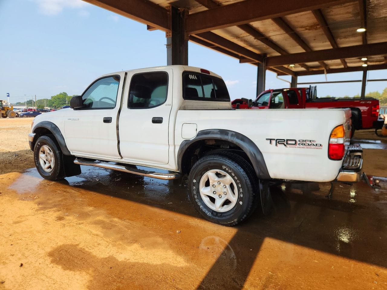 2001 Toyota Tacoma Double Cab Prerunner White vin: 5TEGN92N11Z735603