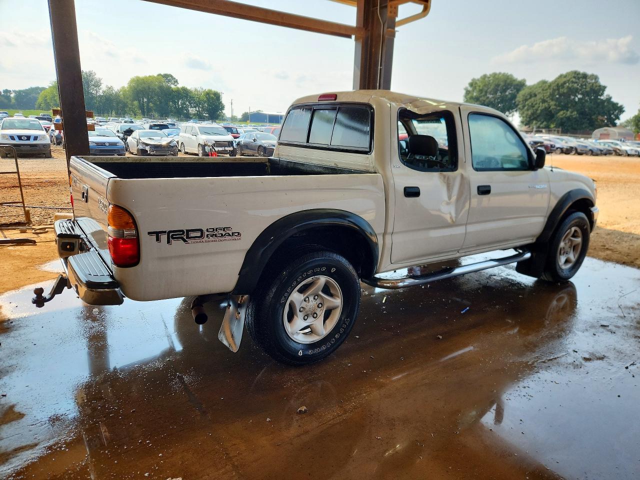 2001 Toyota Tacoma Double Cab Prerunner White vin: 5TEGN92N11Z735603