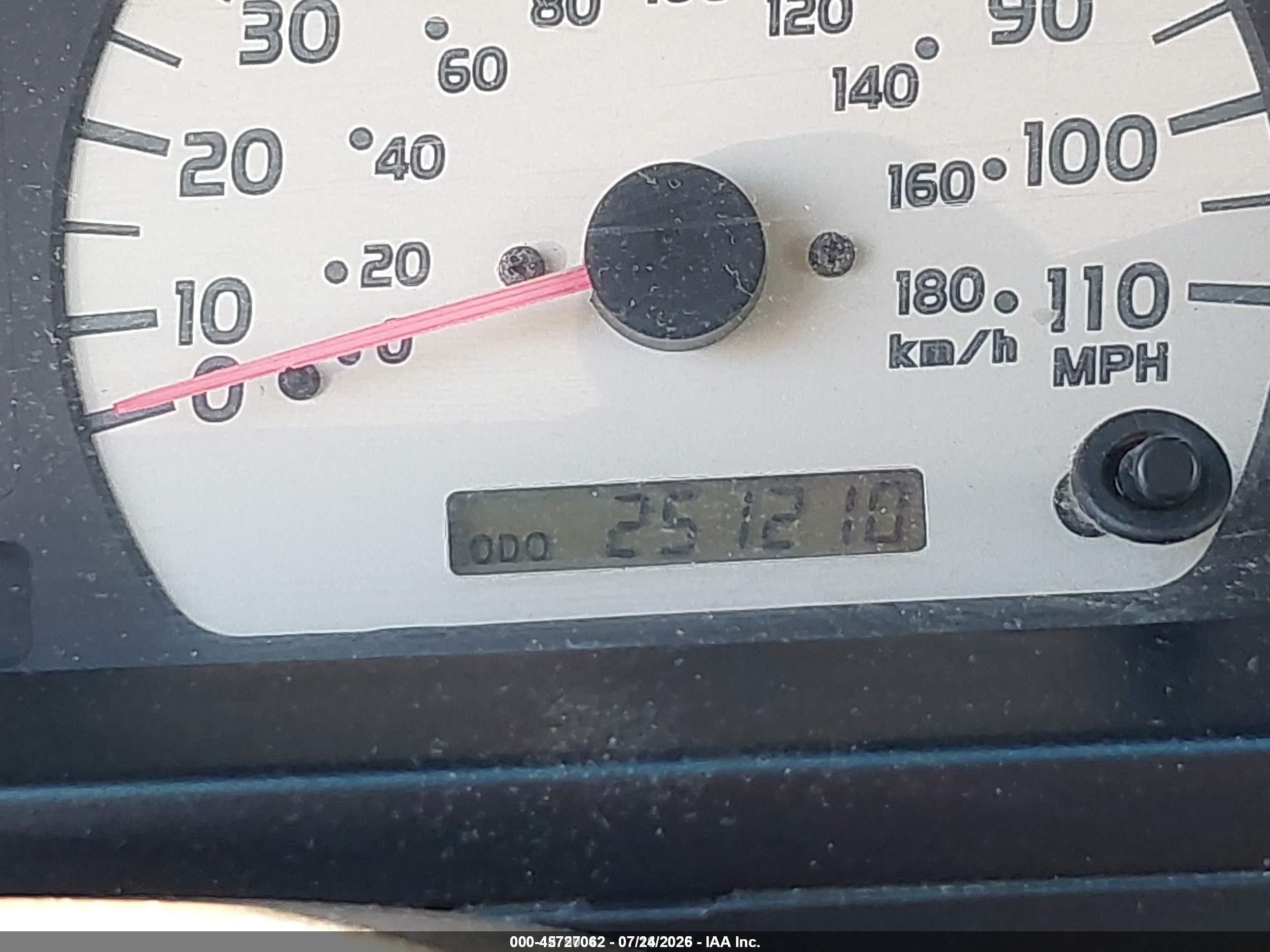2001 Toyota Tacoma Prerunner V6 Red vin: 5TEGN92N11Z762557
