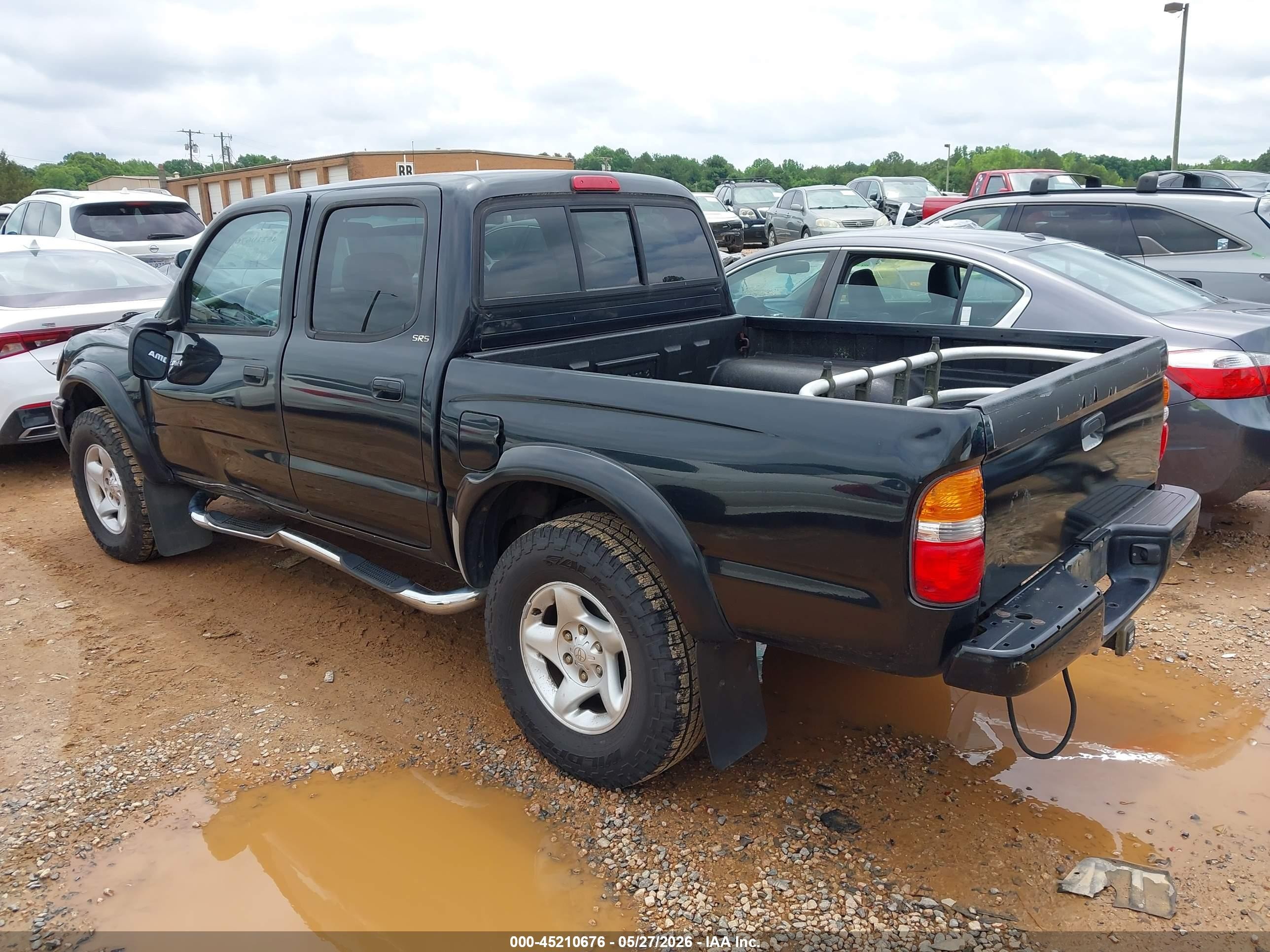 2001 Toyota Tacoma Prerunner V6 Black vin: 5TEGN92N11Z779794