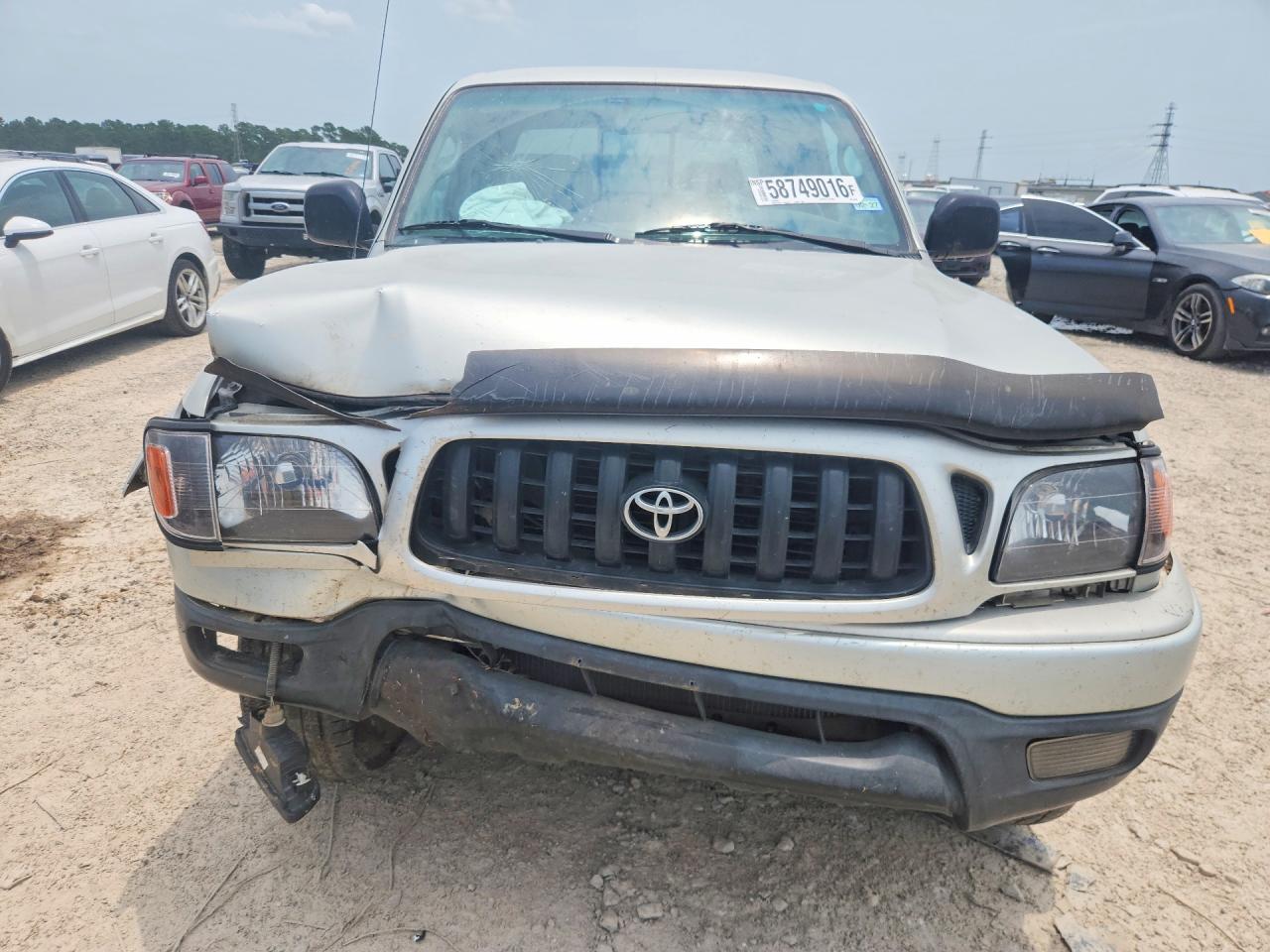 2003 Toyota Tacoma Double Cab Prerunner Silver vin: 5TEGN92N13Z245570