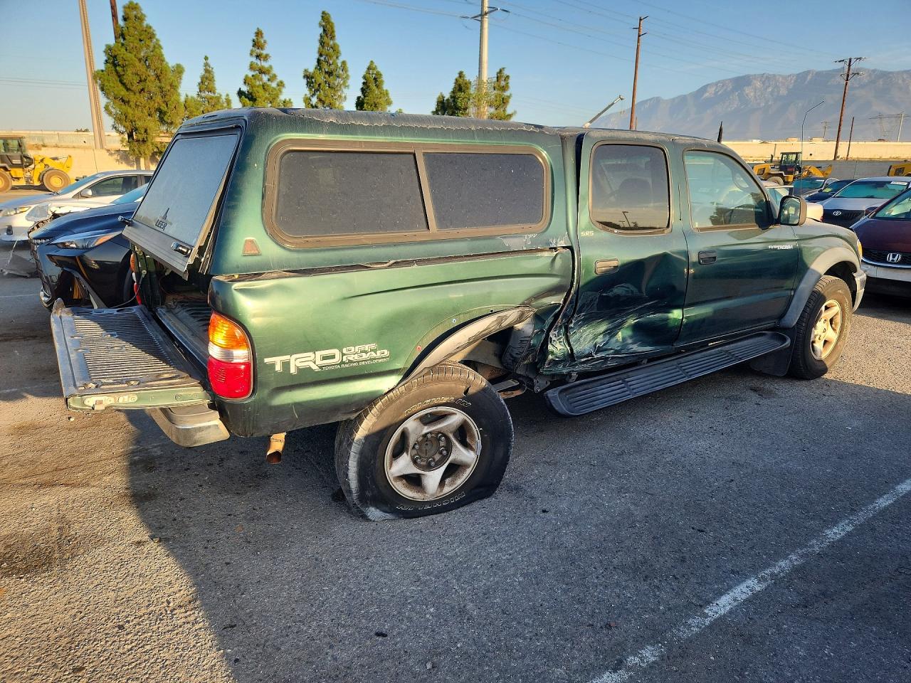 2003 Toyota Tacoma Prerunner V6 Green vin: 5TEGN92N13Z266919