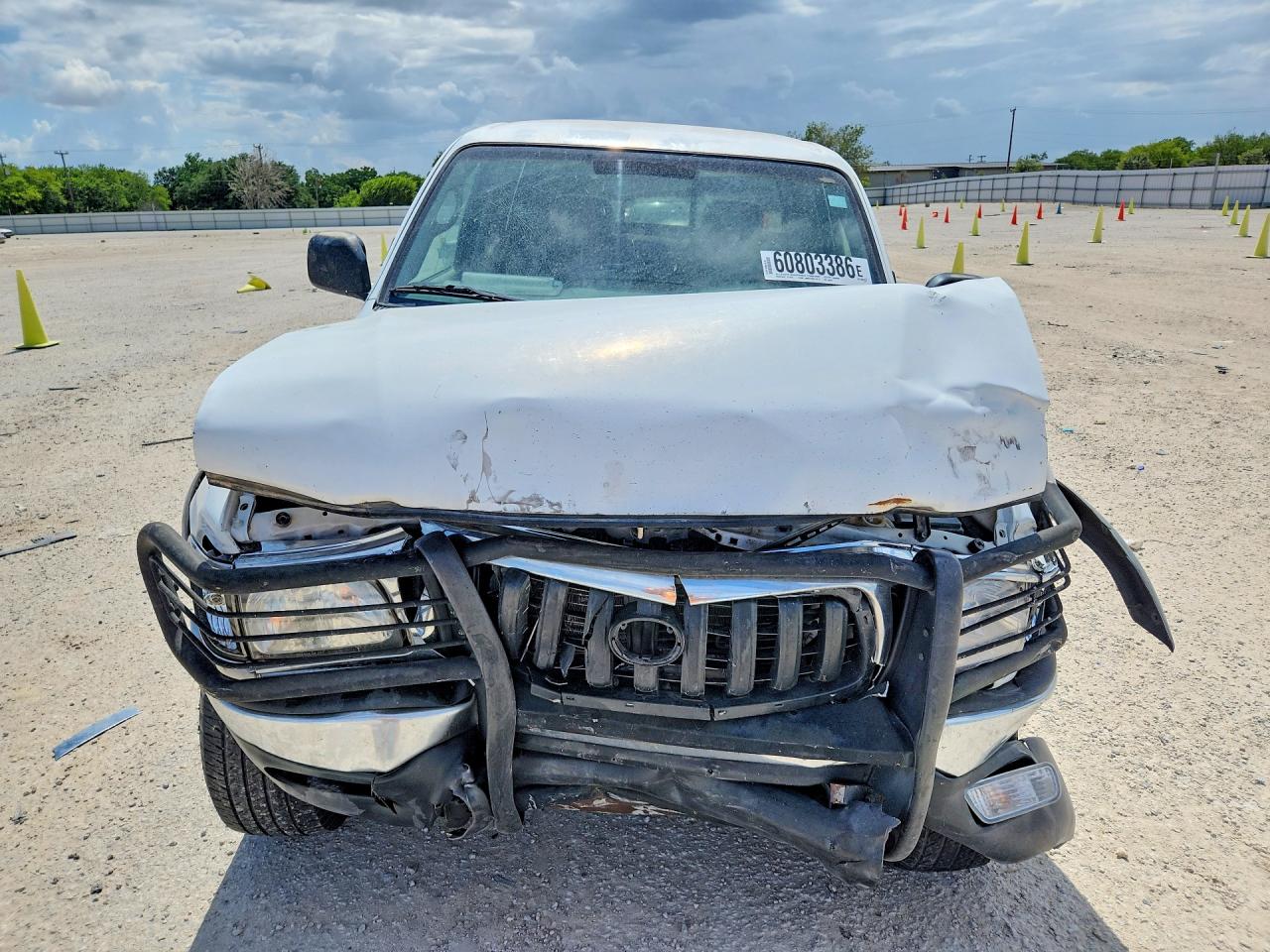 2001 Toyota Tacoma Double Cab Prerunner White vin: 5TEGN92N21Z868614