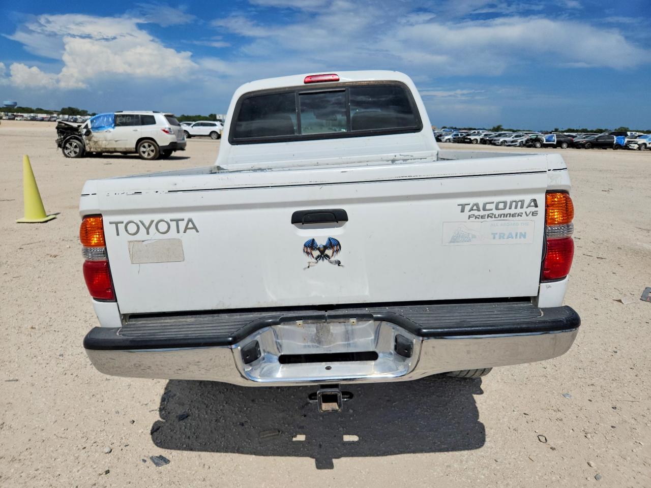 2001 Toyota Tacoma Double Cab Prerunner White vin: 5TEGN92N21Z868614