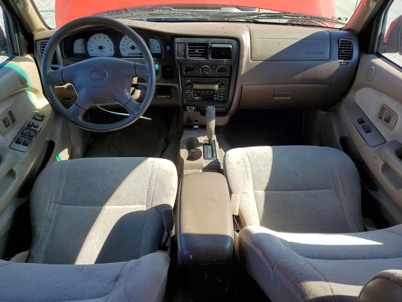 2002 Toyota Tacoma Double Cab Prerunner Red vin: 5TEGN92N22Z019746